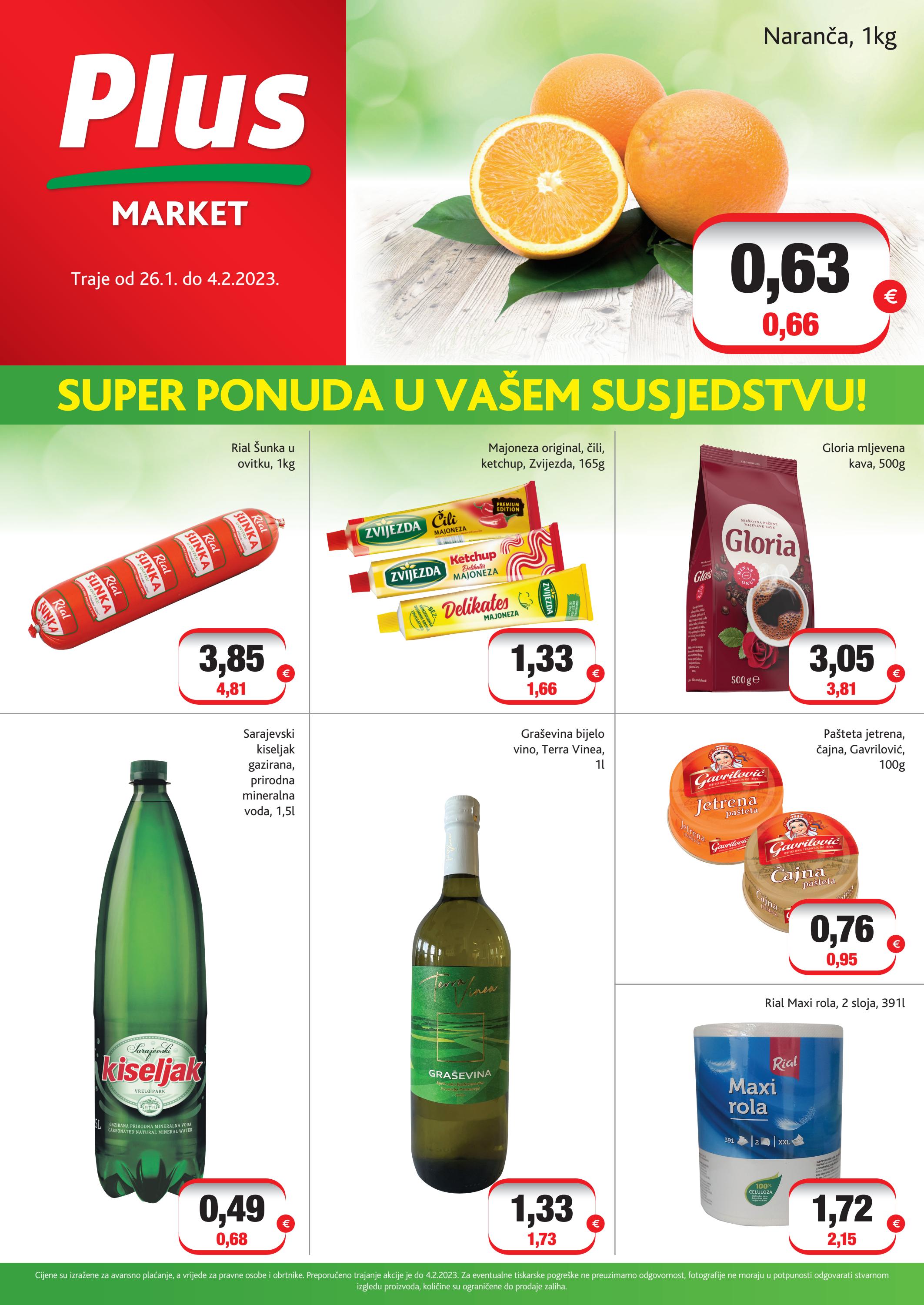 Plusmarkt Drop Velpro letak Plus market - od 26.1. do 4.2. by Konzum - Issuu