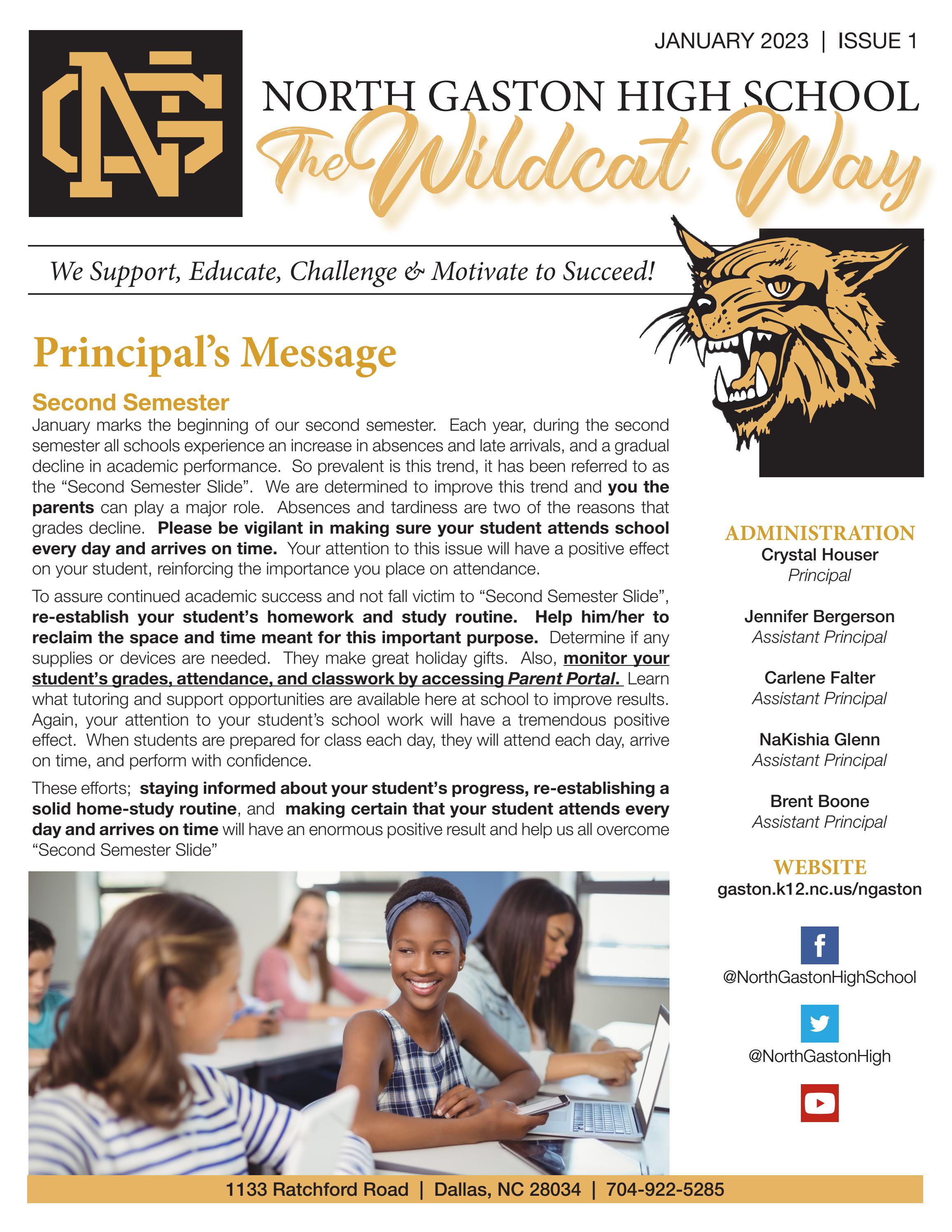 North Gaston High School Newsletter by Academy Publishing, Inc. Issuu