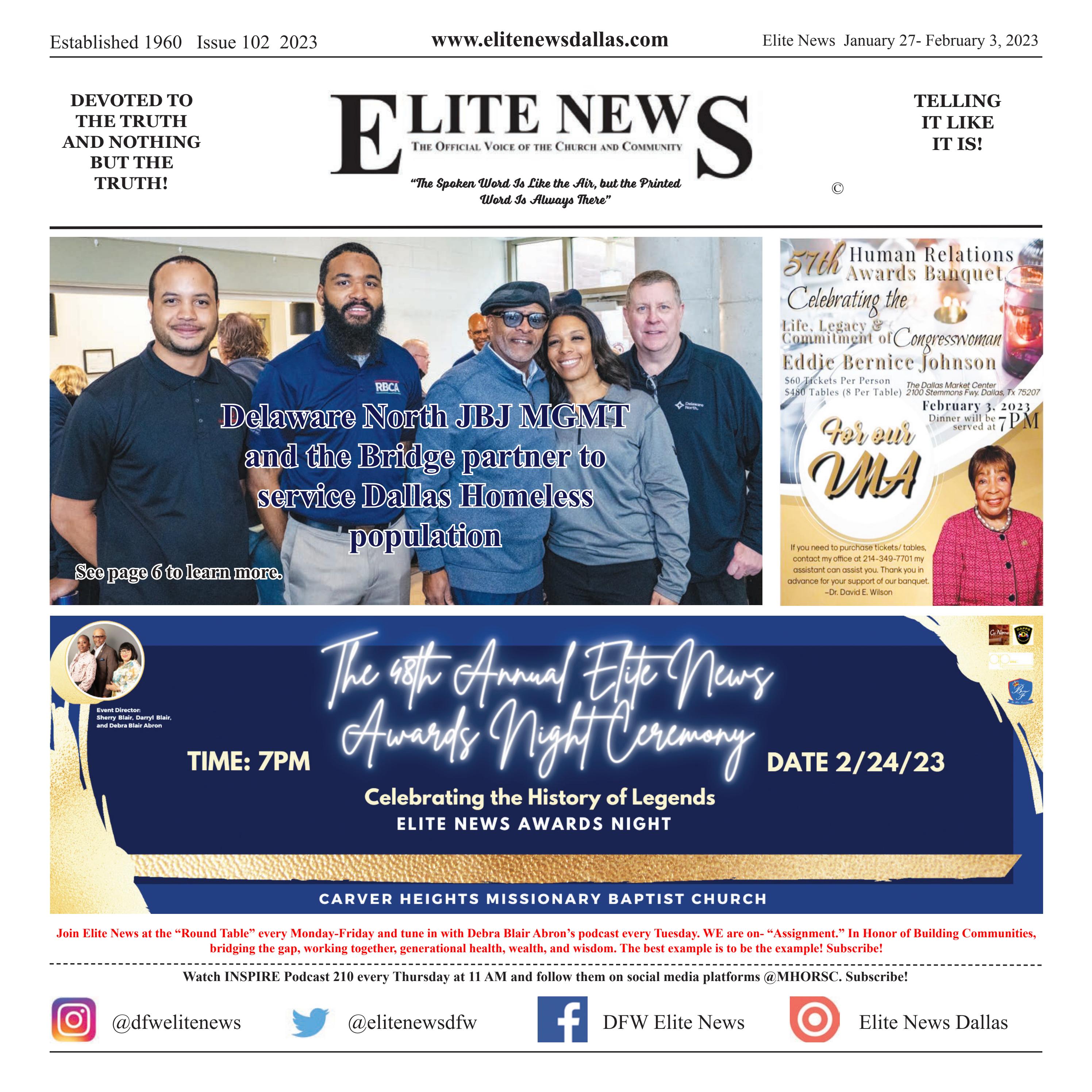 Elite Newspaper 1-27-23 by Elite News Dallas - Issuu