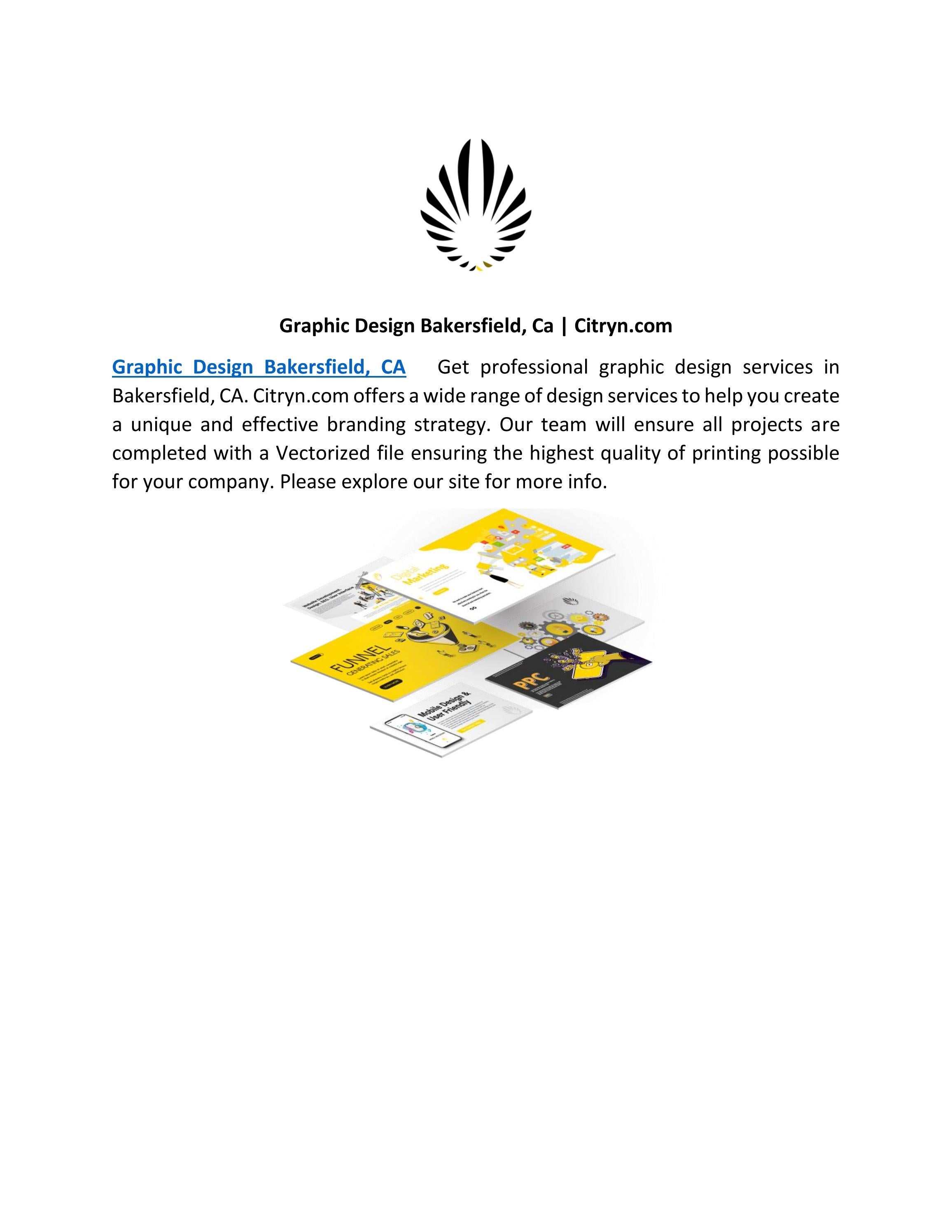 Graphic Design Bakersfield, Ca by citrynmarketing Issuu