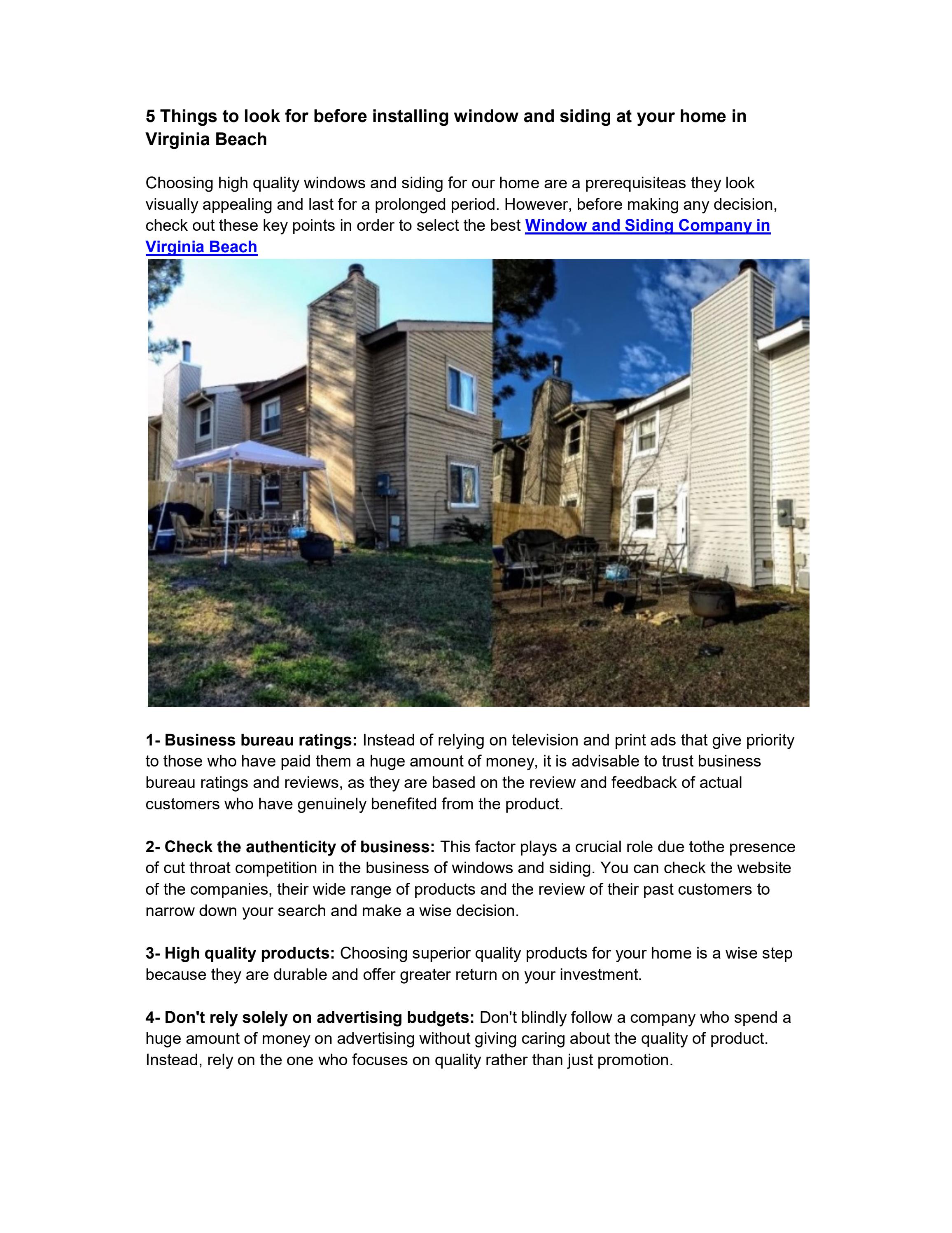 Best Window And Siding Companies Near me & Beach Window And Siding