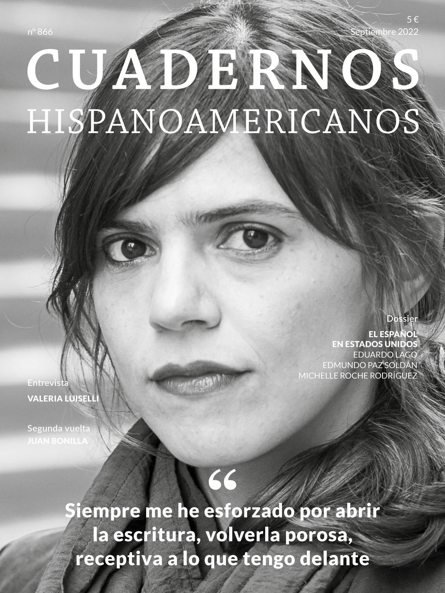 Cuadernos Hispanoamericanos. Nº 866 Septiembre 2022 by AECID PUBLICACIONES  - Issuu, image size:1537x2048