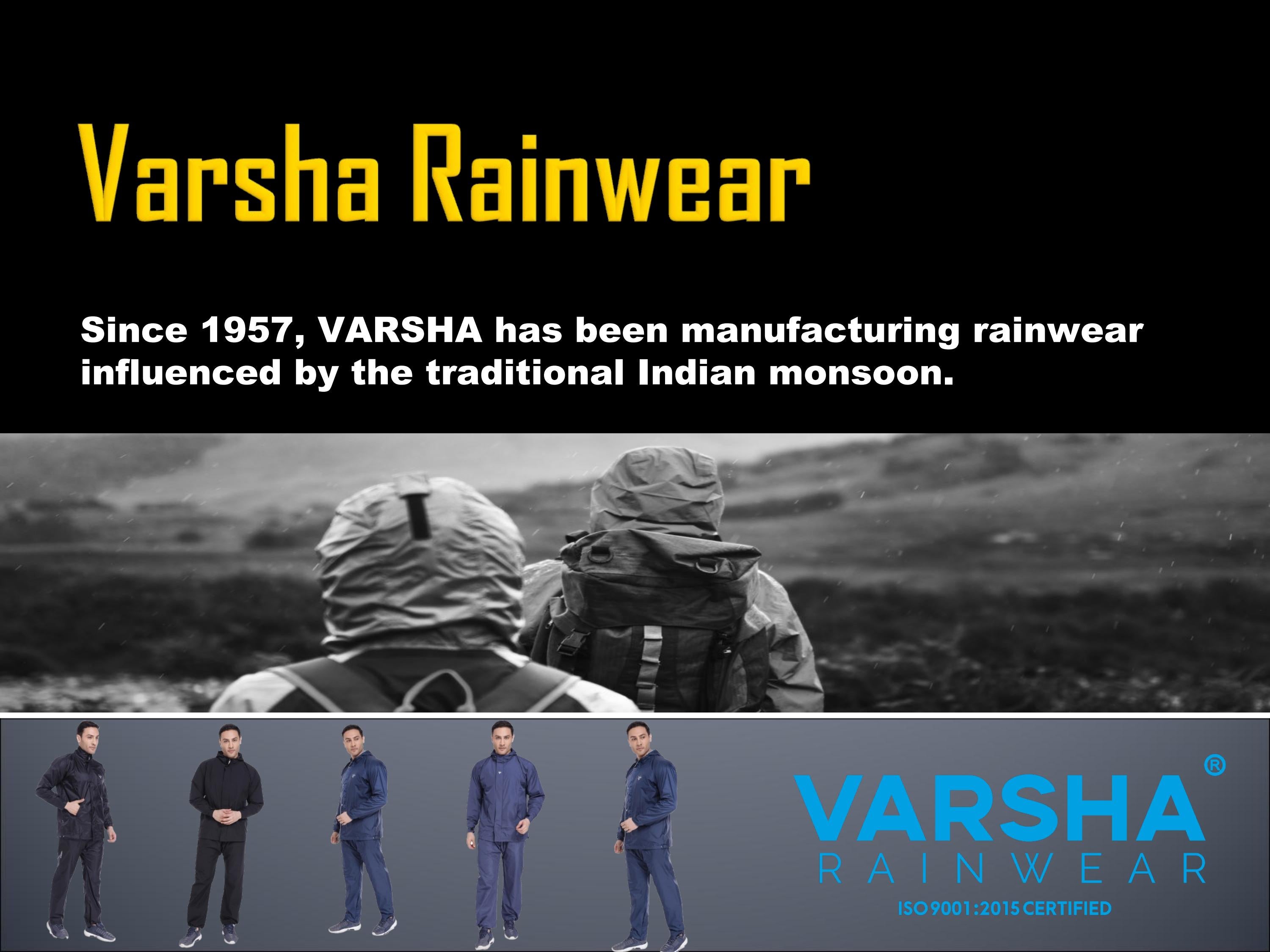 VARSHA Has Been Manufacturing Rainwear Influenced By The Traditional
