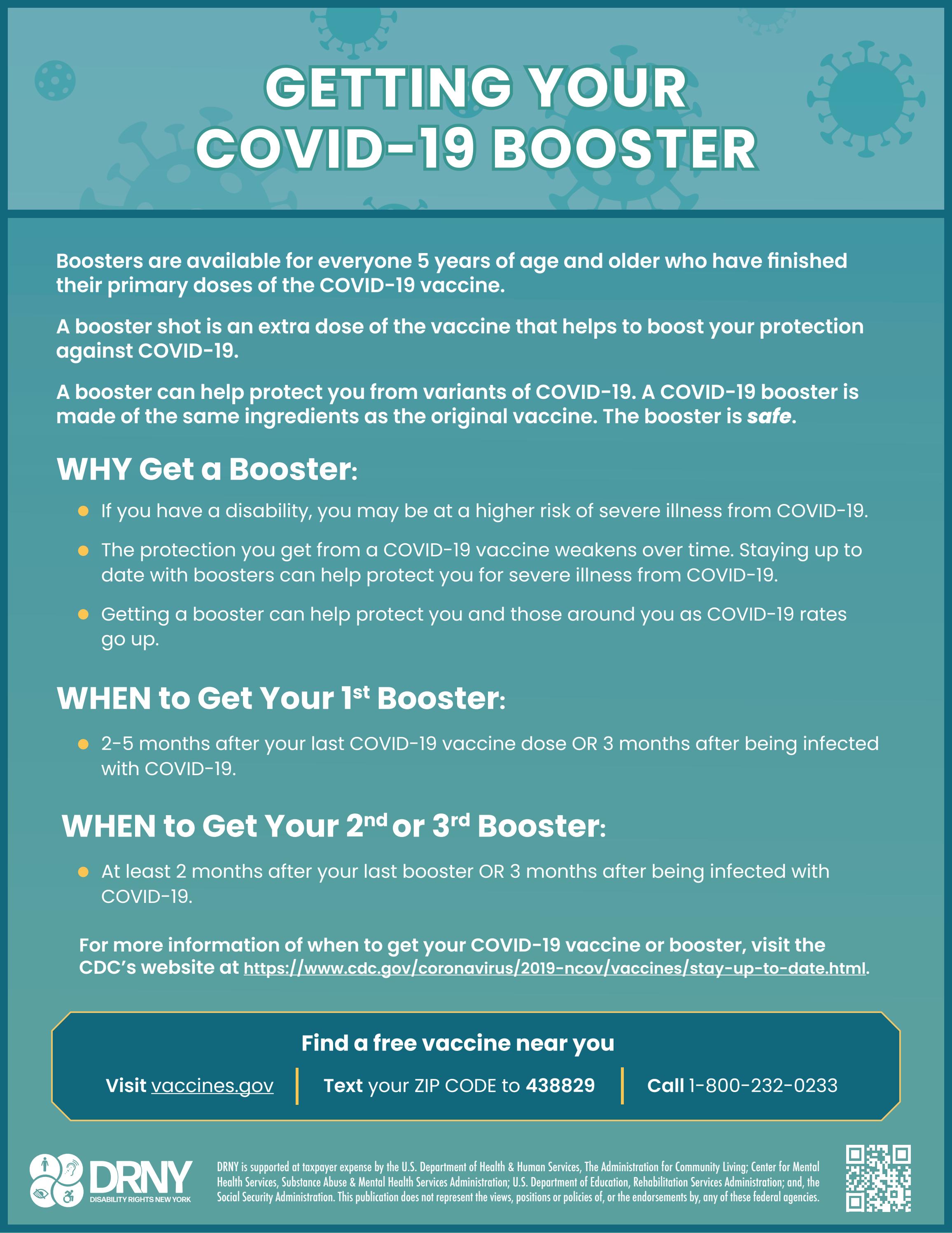Getting your COVID19 Booster by Disability Rights NY Issuu