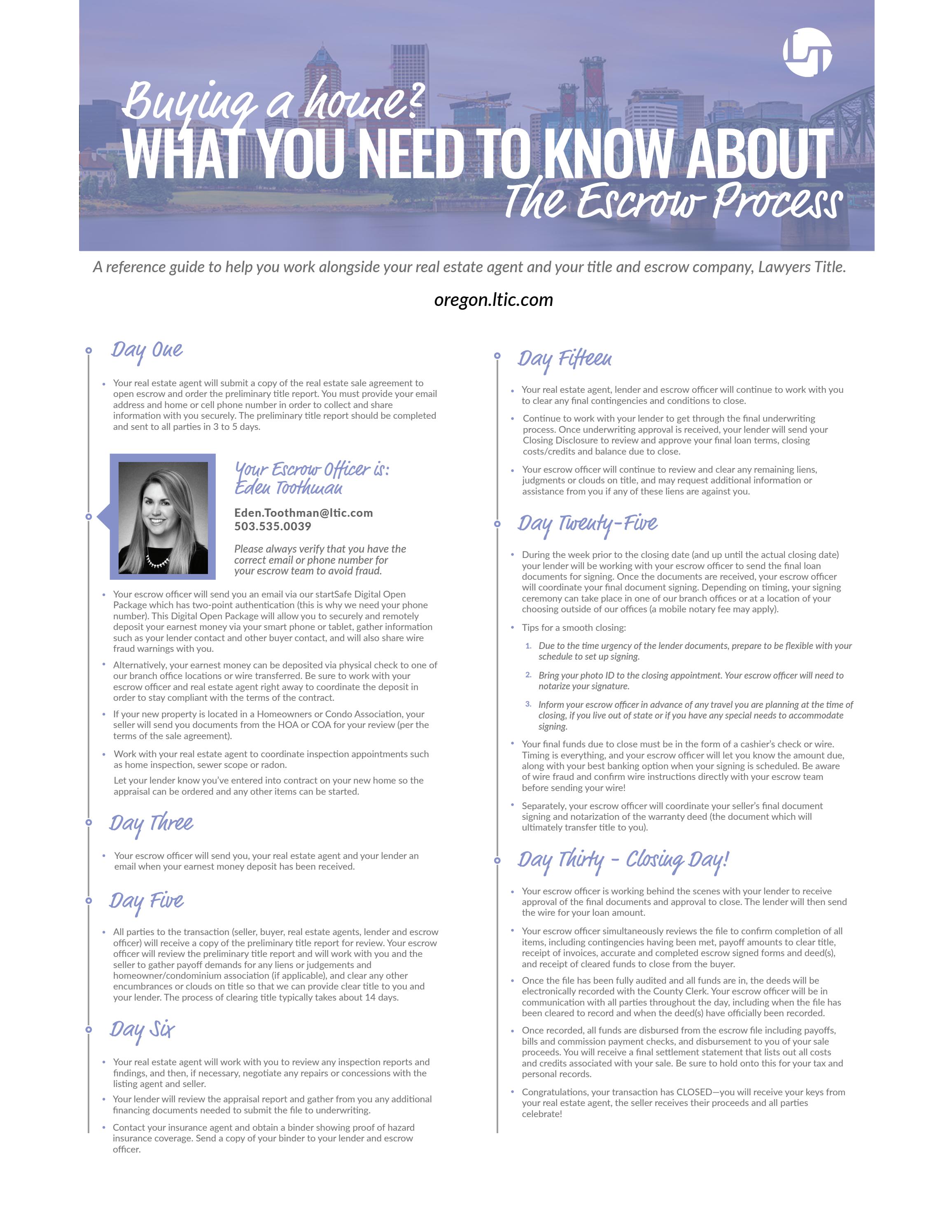 Title and Escrow Combined Docs by Lawyers Title Oregon Issuu