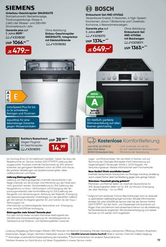 Oberbadisches Verlagshaus Georg Jaumann GmbH & Co.KG 家具目录 · Karstadt 01.02. bis 07.02.2023 第 19 页