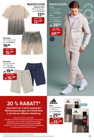 Oberbadisches Verlagshaus Georg Jaumann GmbH & Co.KG 家具目录 · Karstadt 01.02. bis 07.02.2023 第 23 页