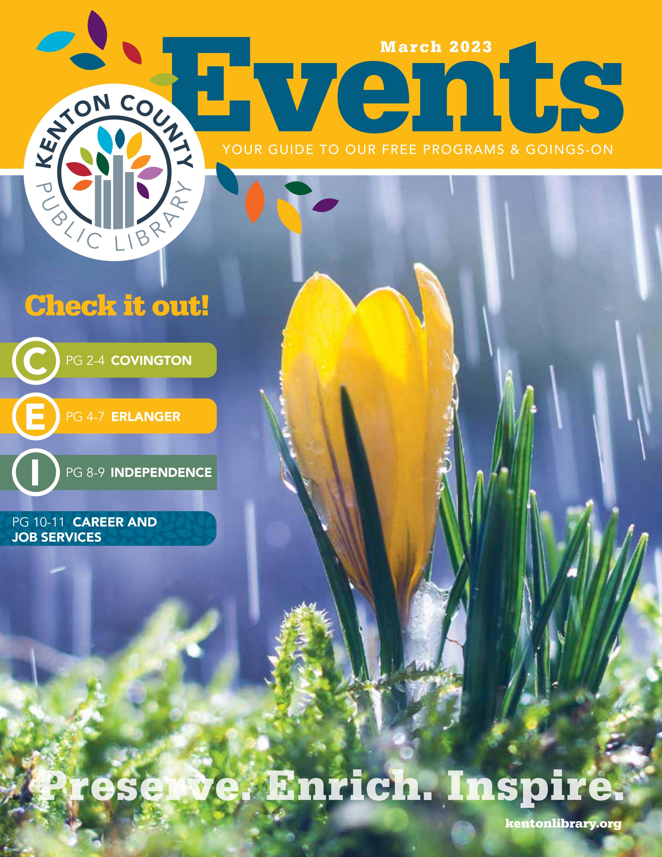 Kenton County Public Library Events March 2023 by Kenton County Public Library - Issuu