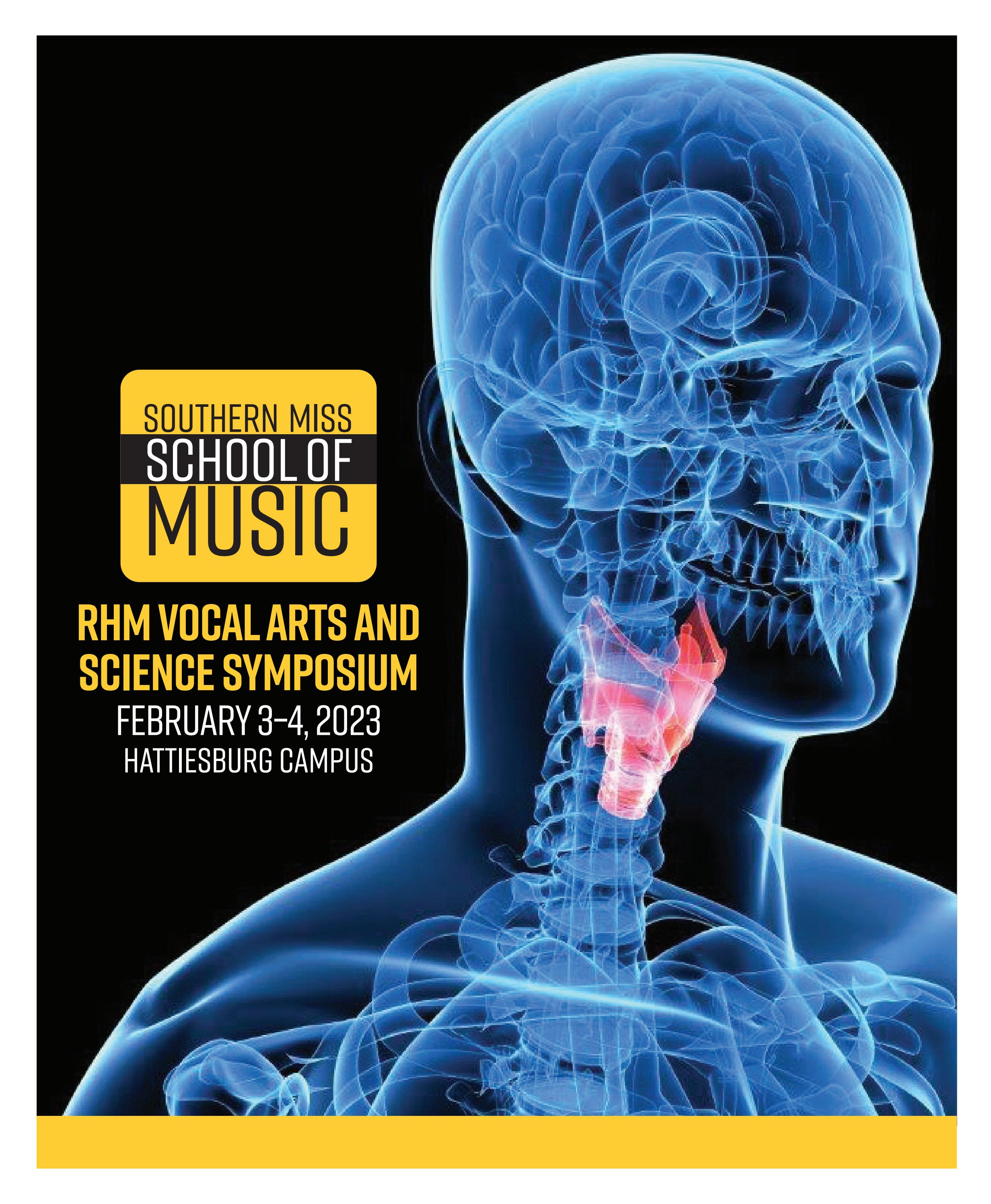 RMH Vocal Arts and Science Symposium Program by The University of