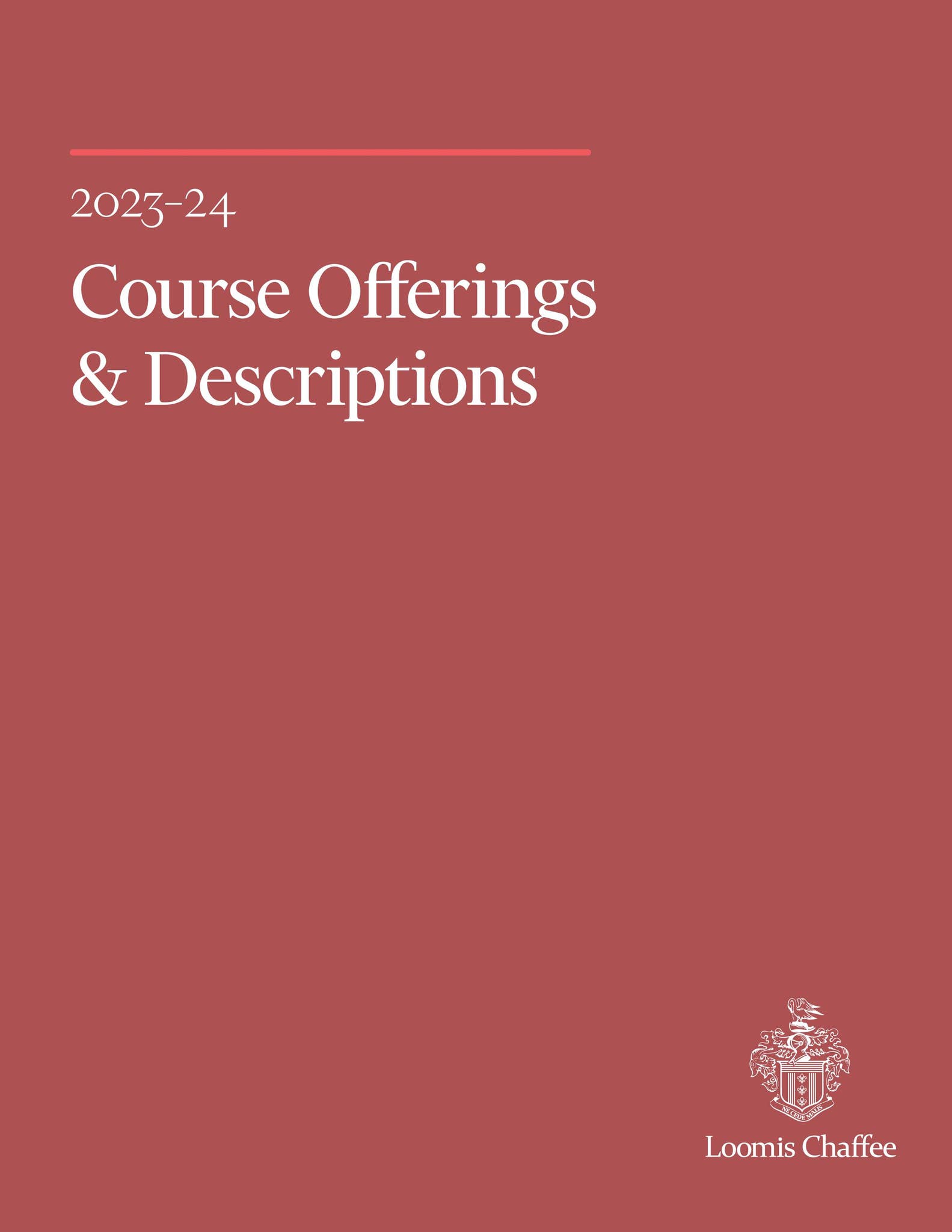 202324 Course Offerings & Descriptions by Loomis Chaffee Issuu
