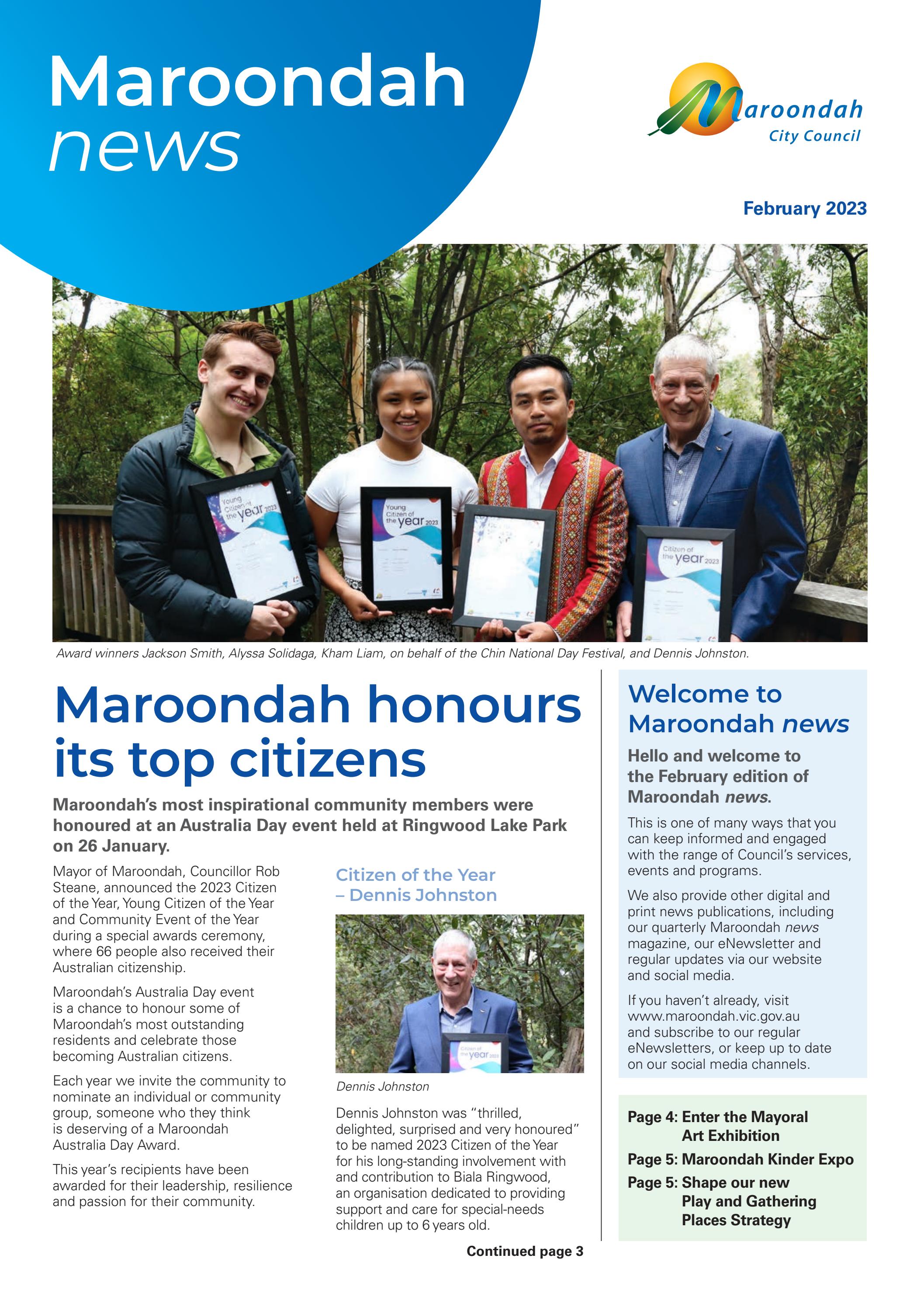 Maroondah news February 2023 by MaroondahCityCouncil Issuu