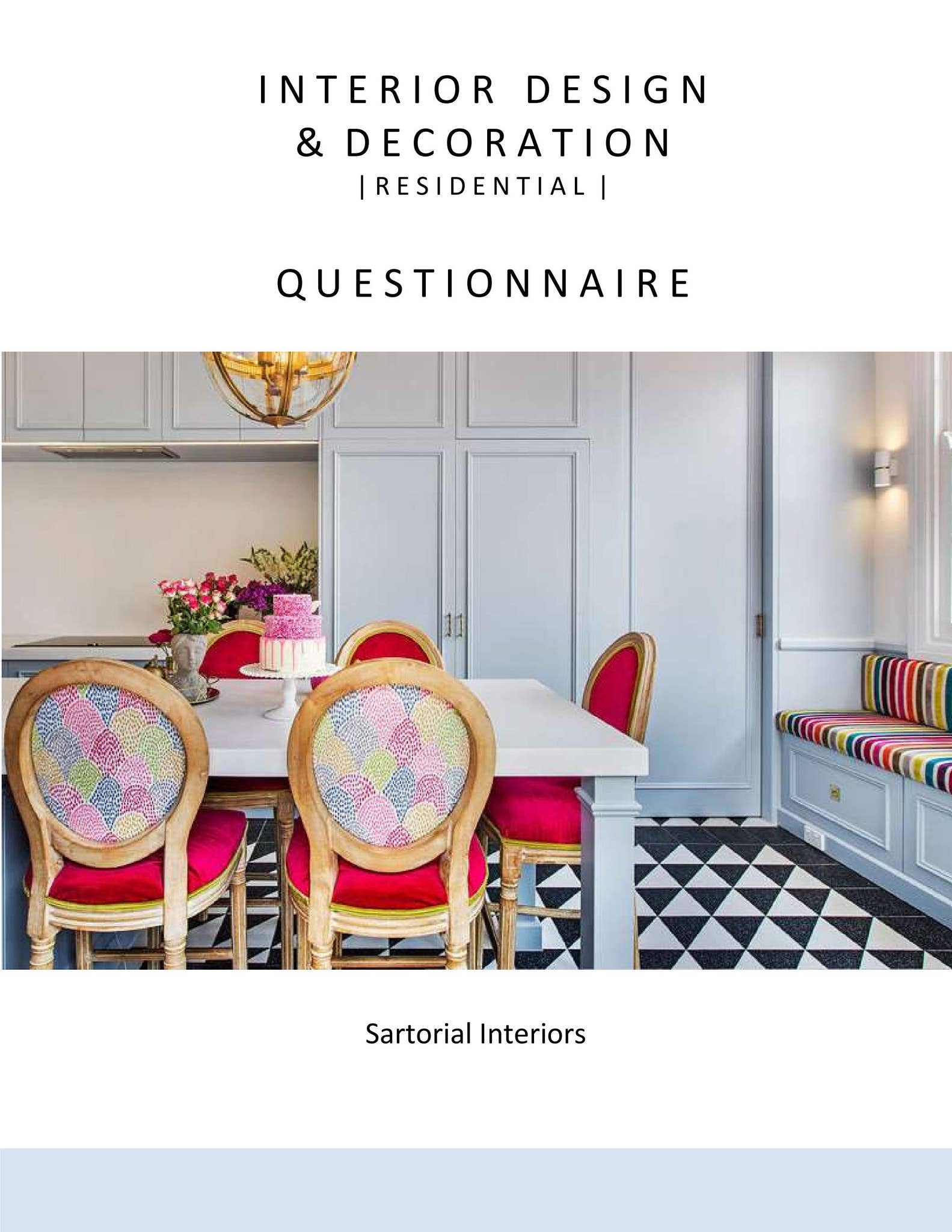 Residential Interior Design Client Questionnaire in Excel, Word, PDF,  Google Docs, Google Sheets - Download | Template.net, image size:1583x2048