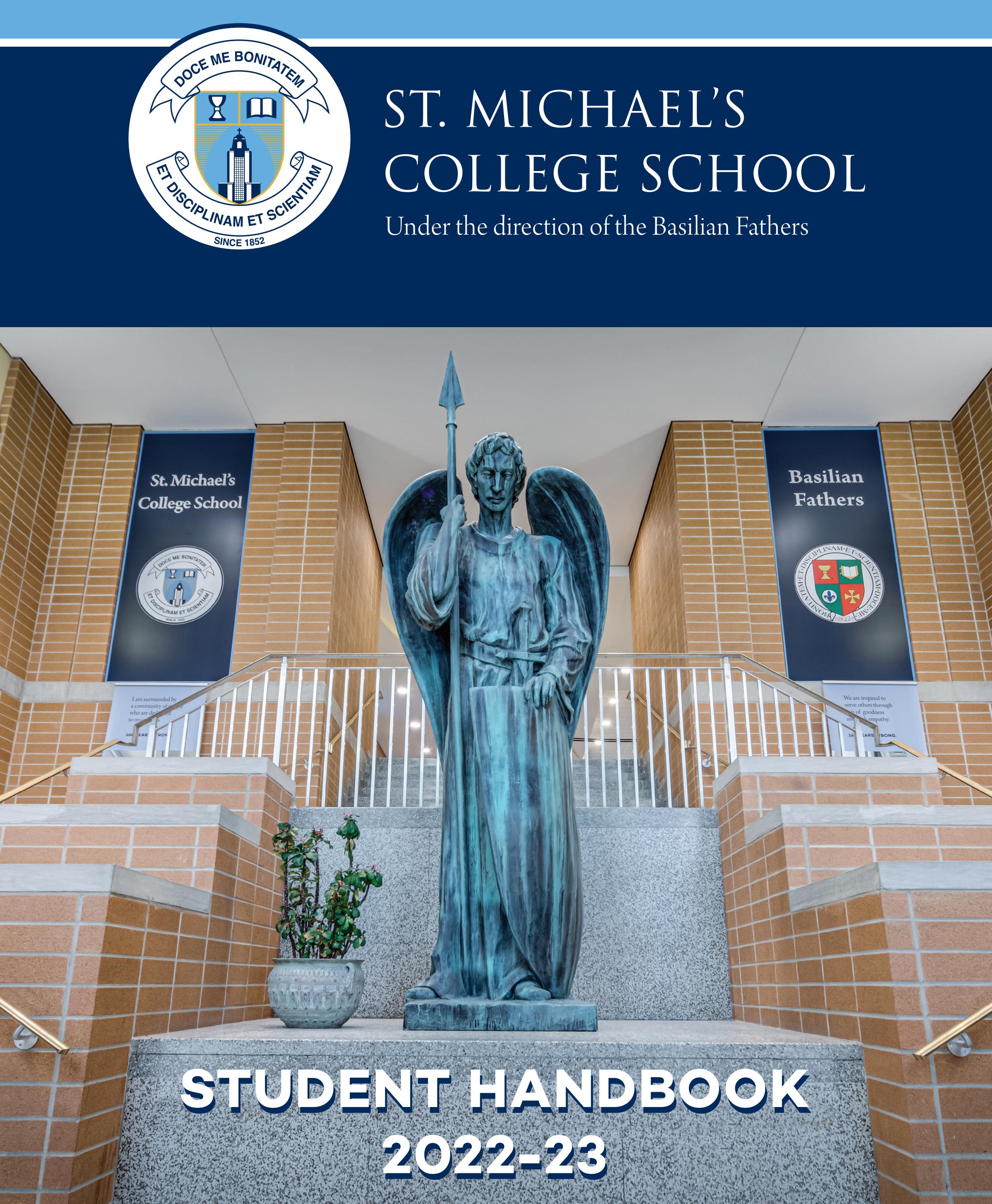 St. Michael's College School - Student Handbook 2022-23 by SMCS Advancement  - Issuu