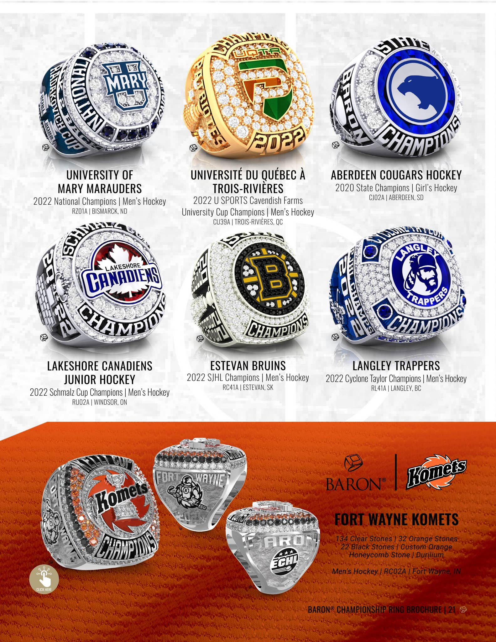 2023 Championship Ring Brochure | Baron® Championship Rings by 