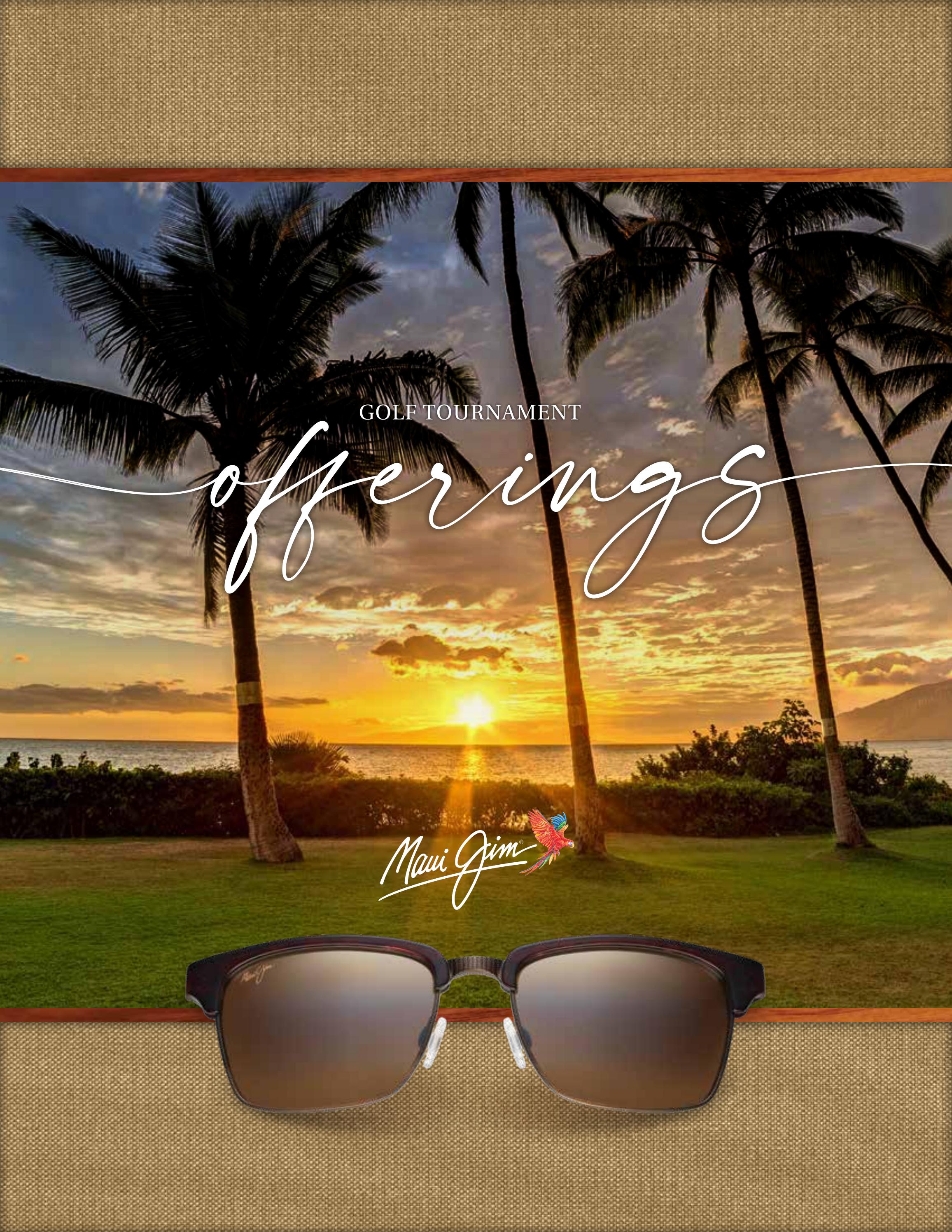 Maui Jim Golf Event Catalog by Maui Jim Marketing Issuu