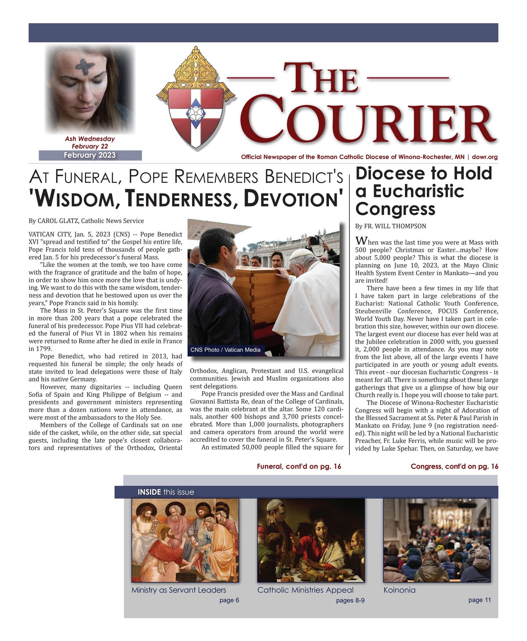 The Courier - February 2023 by Diocese of Winona-Rochester - Issuu, image size:1682x2048
