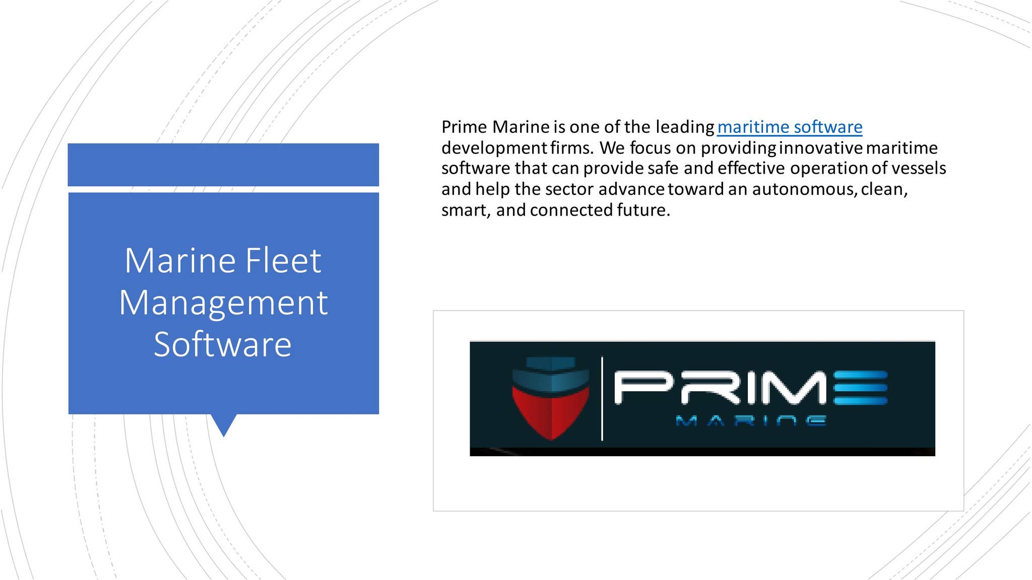 Fleet management software | PRIME MARINE by Primemarine - Issuu