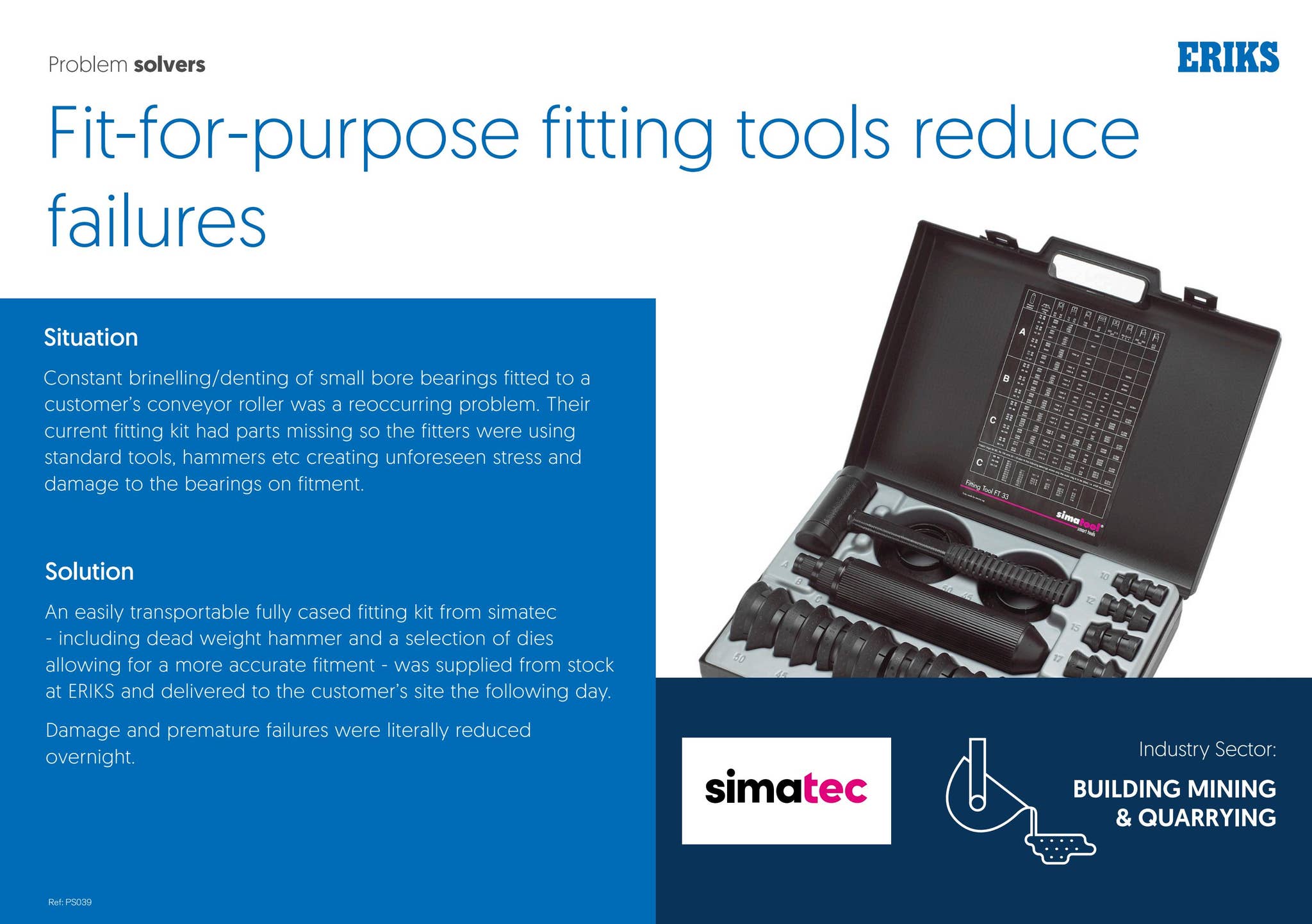 Problem Solver - Fit-for-purpose fitting tools reduce failures by ERIKS ...