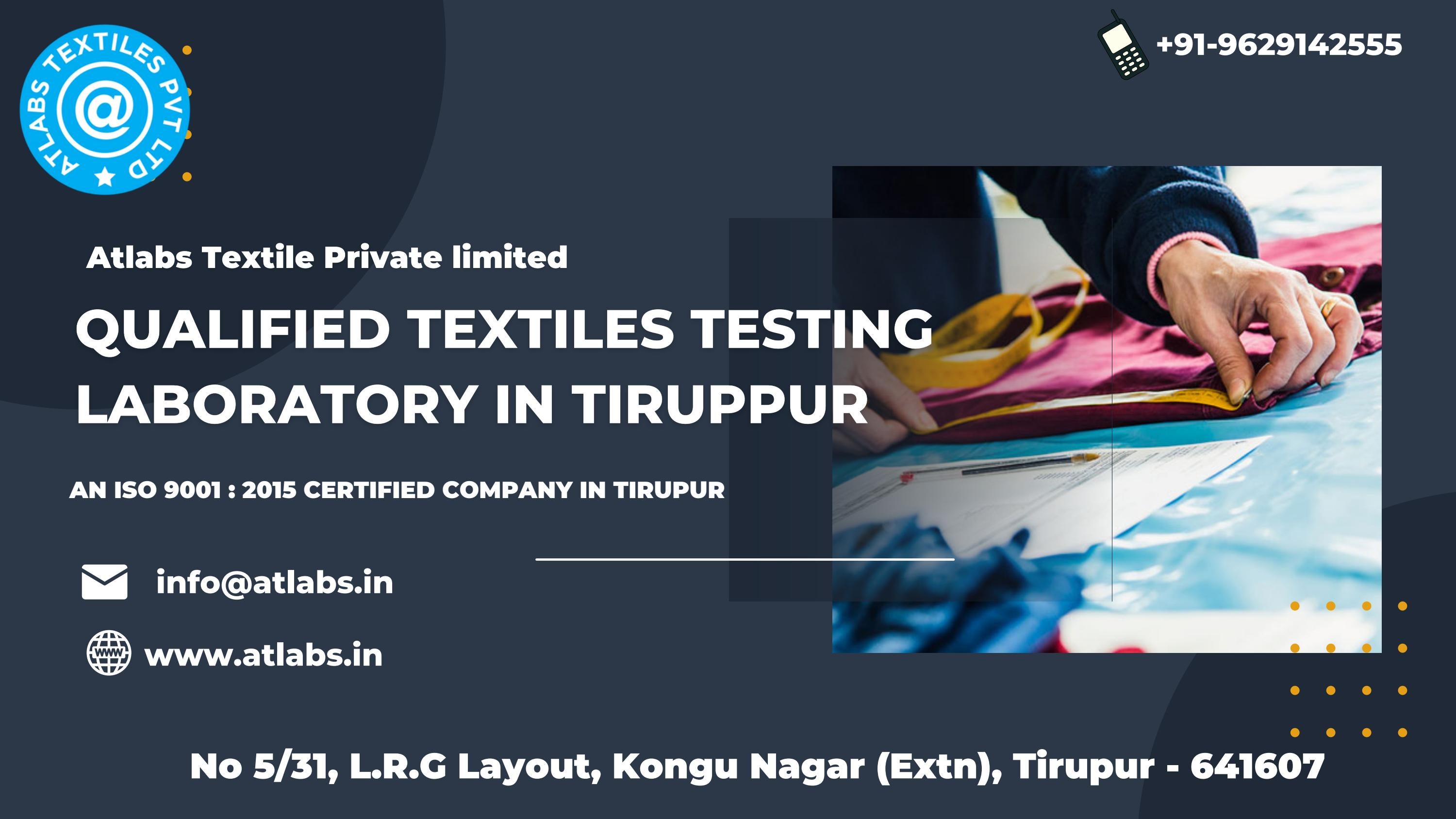 Best Textile Testing Lab in Tirupur by Atlabs Textile Pvt Ltd Issuu