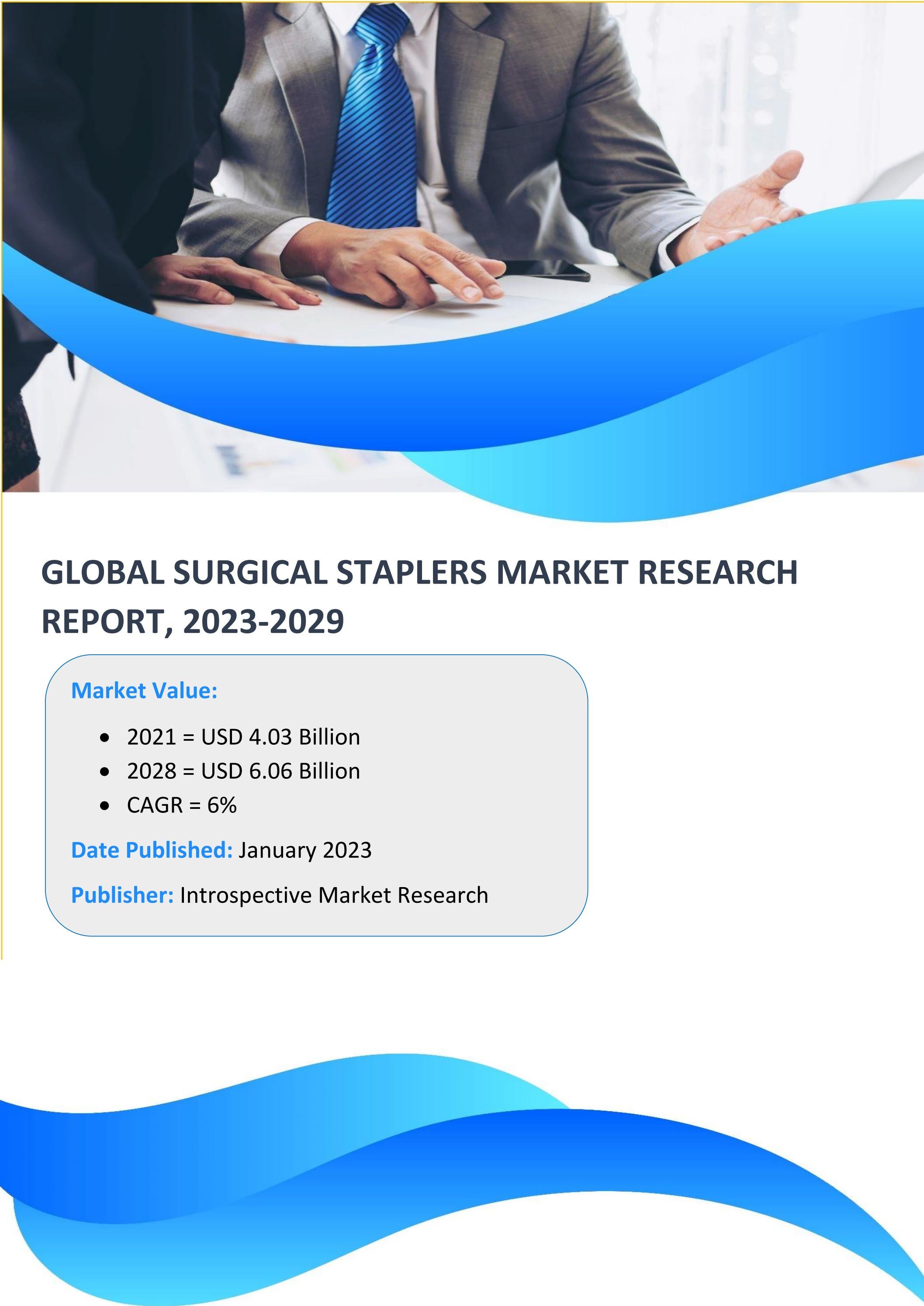 Surgical Staplers Market 2023 Industry Growth, Dynamic Research Analysis, Trend by Rushi Dalve