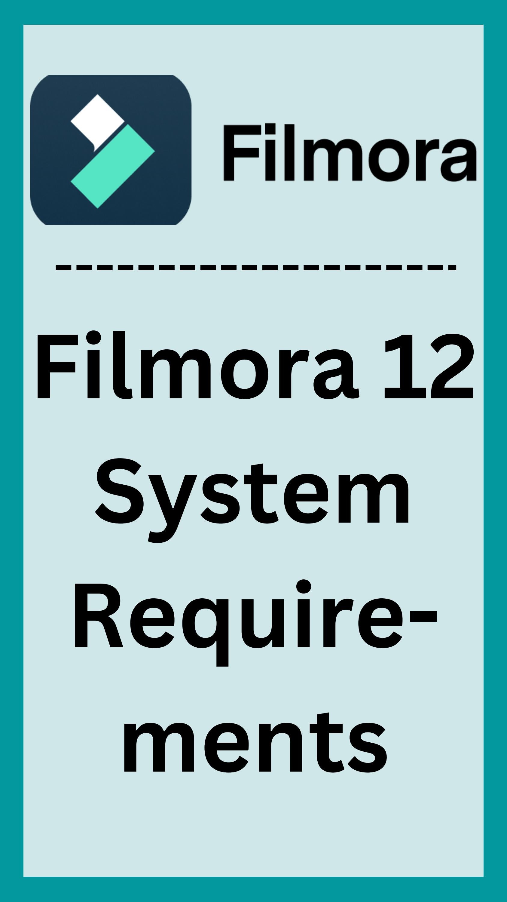 Filmora 12 System Requirements by Tech Menia Issuu