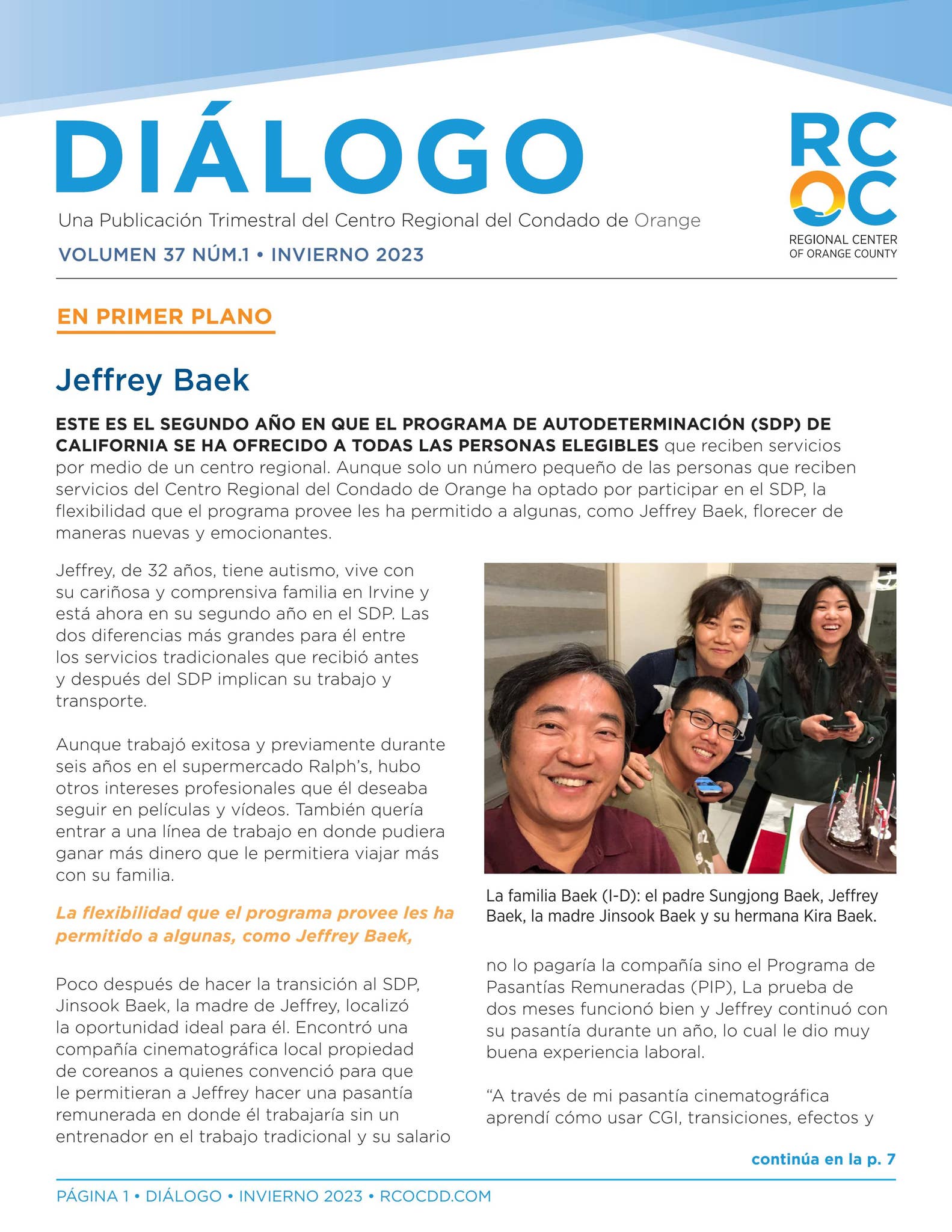 Dialogue Winter Dialogue - Winter 2023 Spanish by Anh Nguyen - Issuu