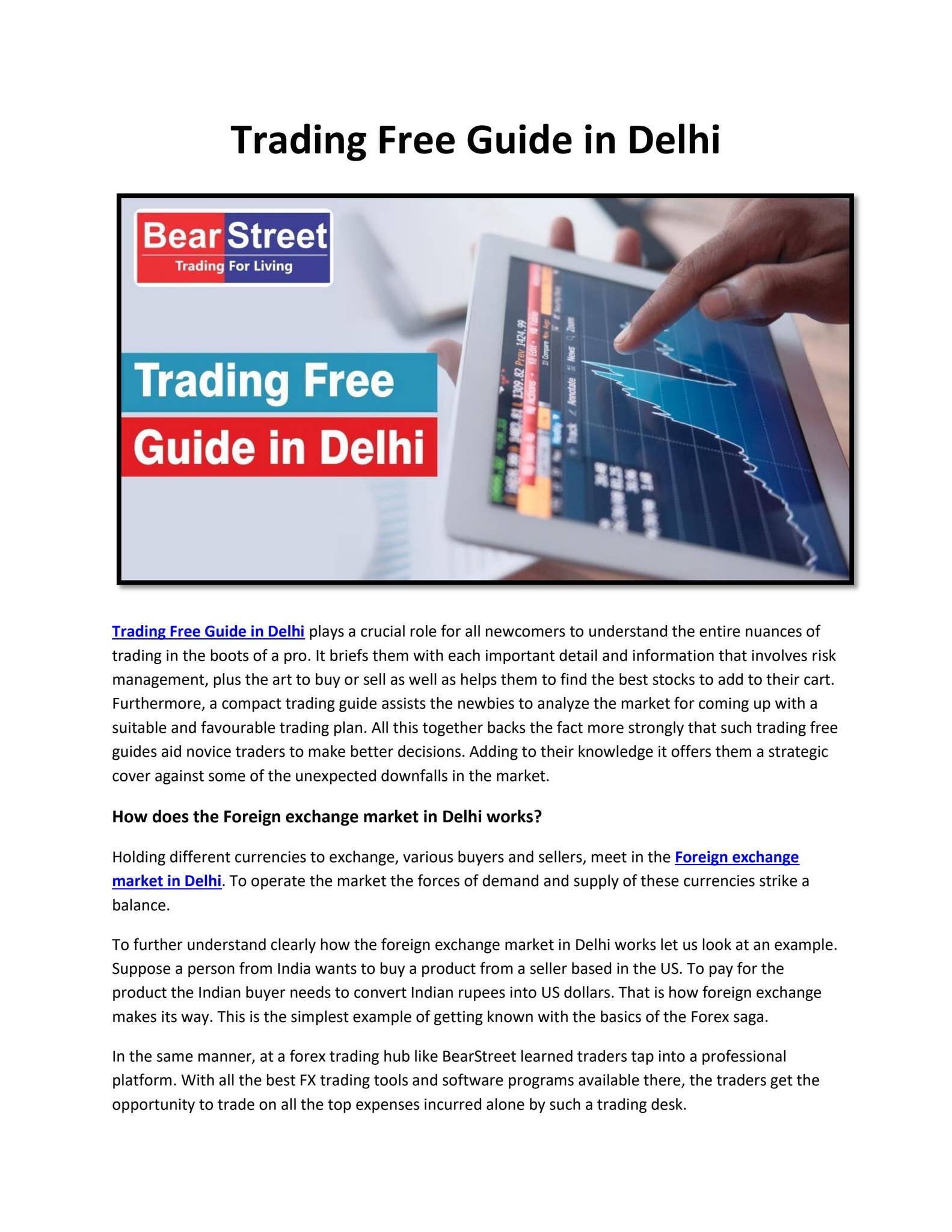 Trading Free Guide in Delhi by Trading Courses - Issuu