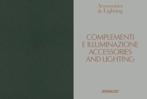 Alaire (Exolaire Lda) Bonaldo | 目录 Acessories × 灯饰 2023 第 2 页