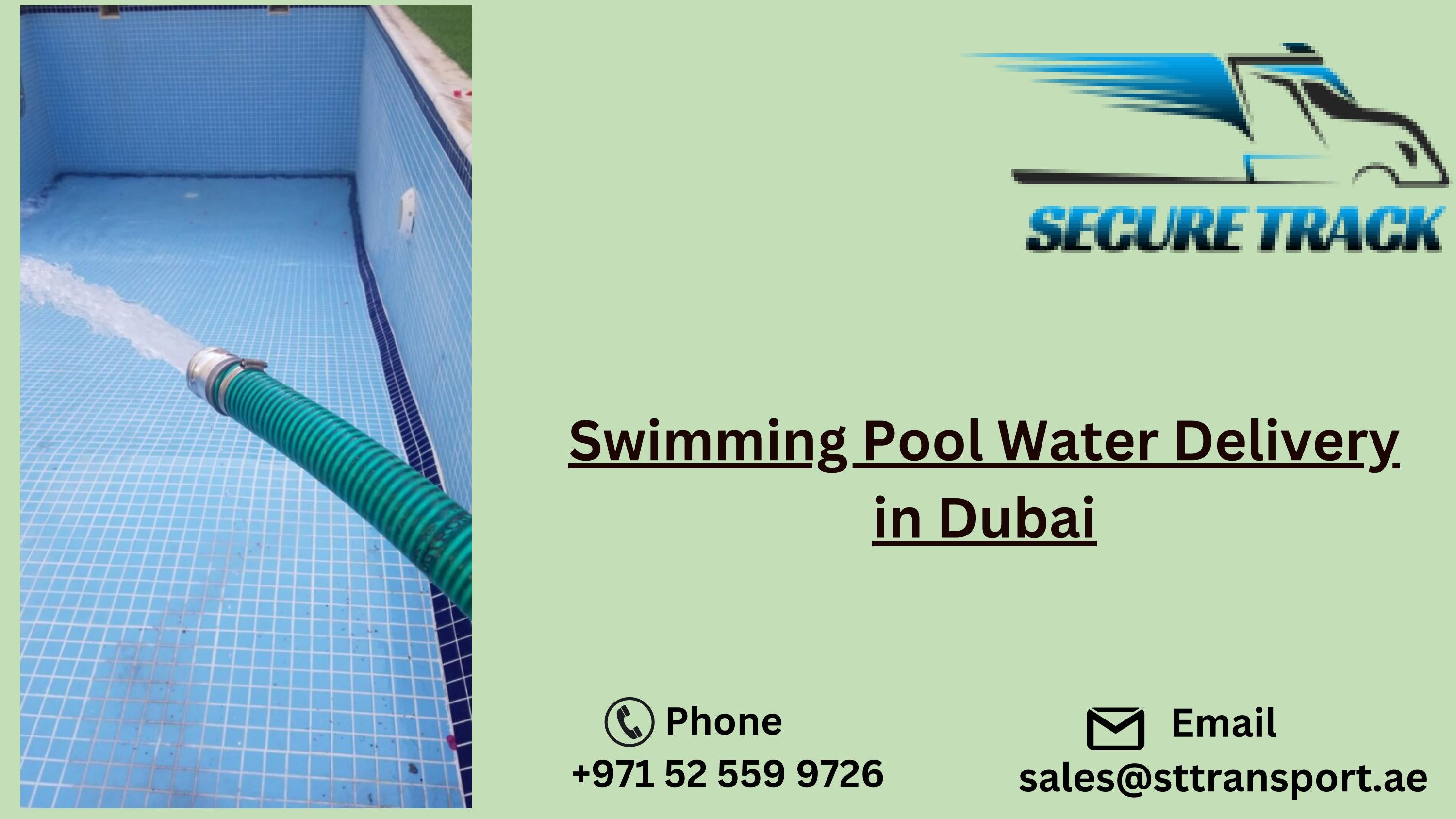 Swimming Pool Water Delivery in Dubai STtransport by ST Transport Issuu