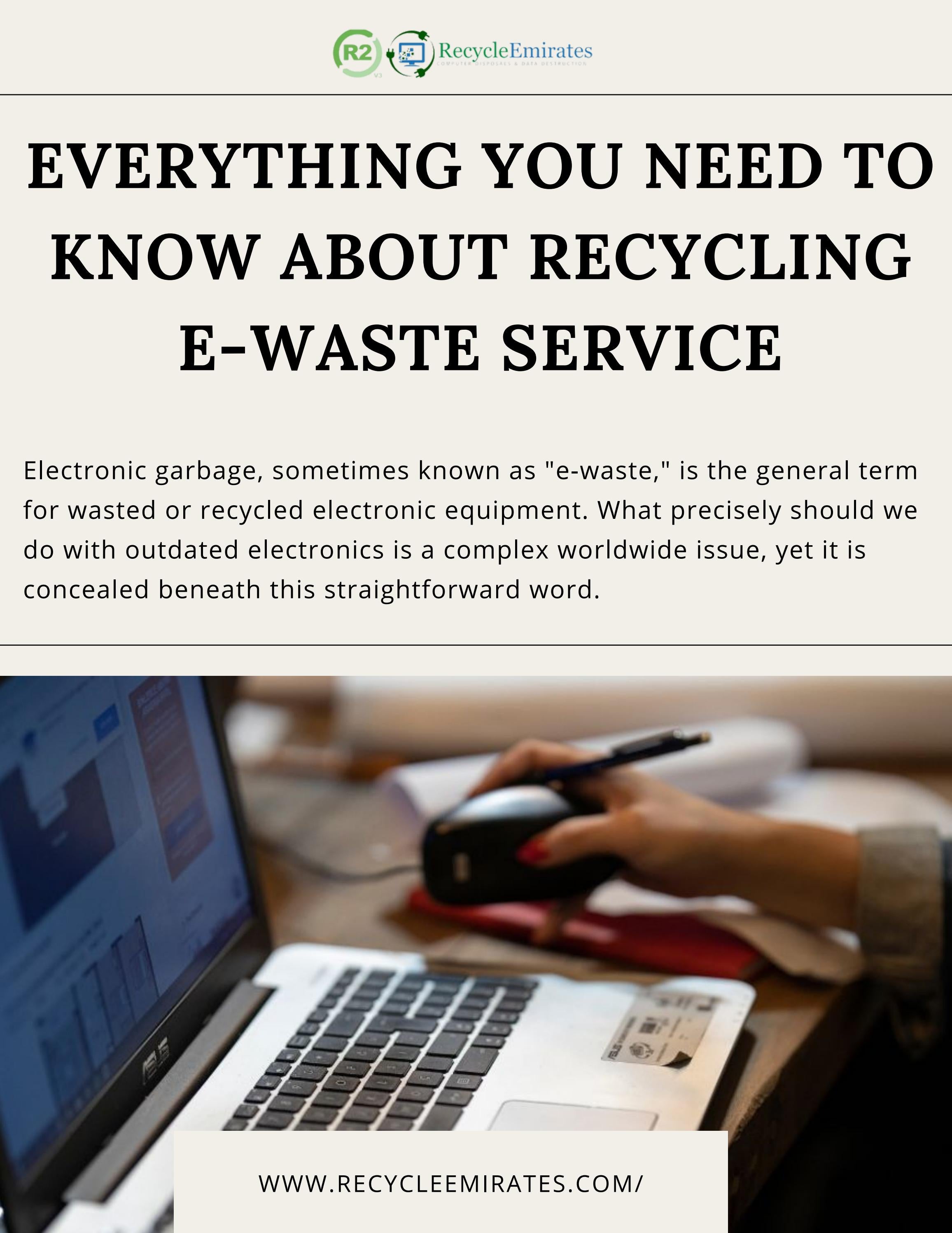 Everything You Need to Know About Recycling Ewaste service by Recycle