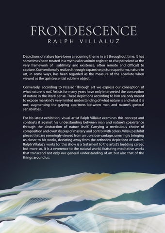 Galerie Joaquin Group of Galleries 灯饰目录 · Ralph Villaluz | Frondescence 第 5 页