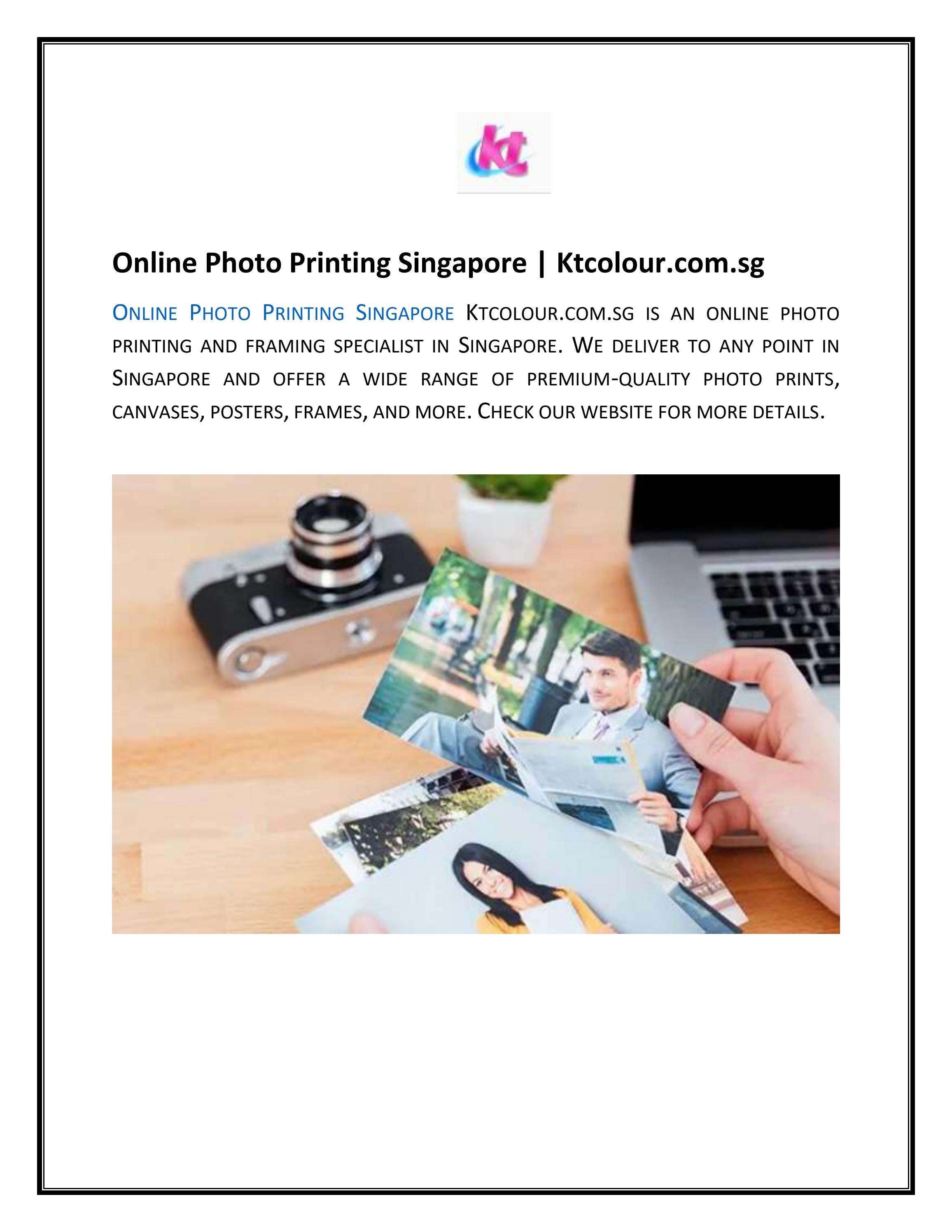 Online Photo Printing Singapore by Kim tian colour