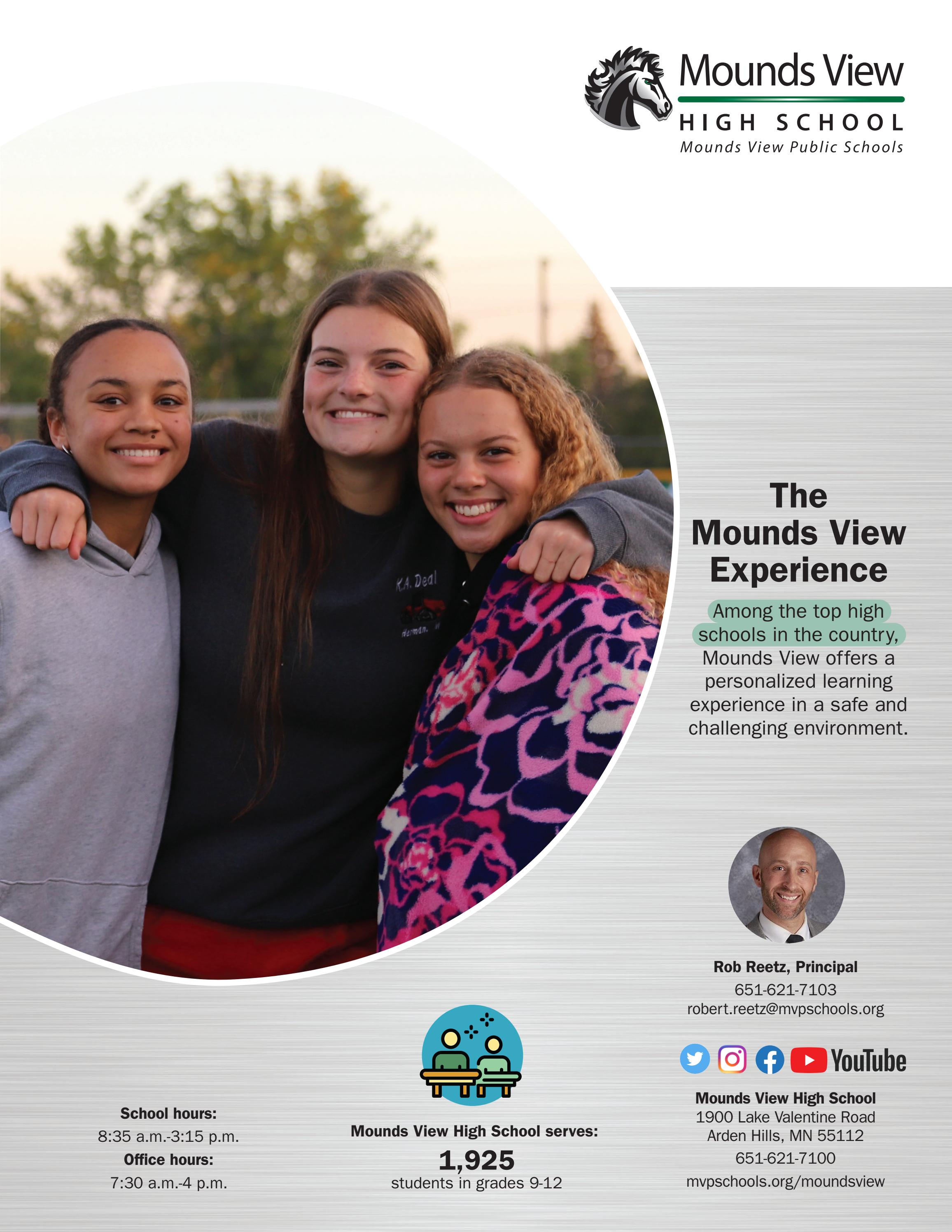 Mounds View High School profile, 202223 by Mounds View Public Schools
