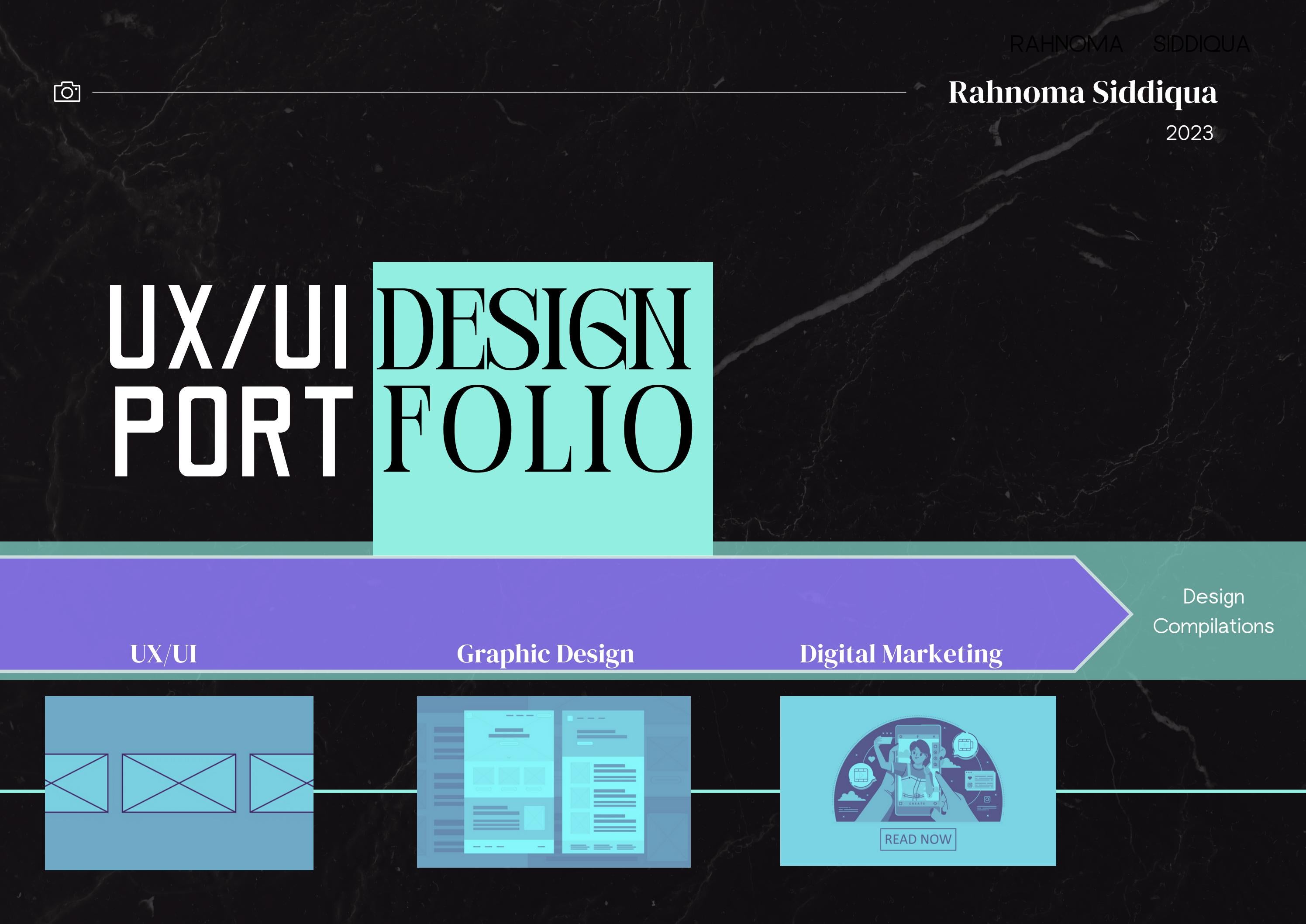 UX/UI Portfolio by Rahnoma S. - Issuu