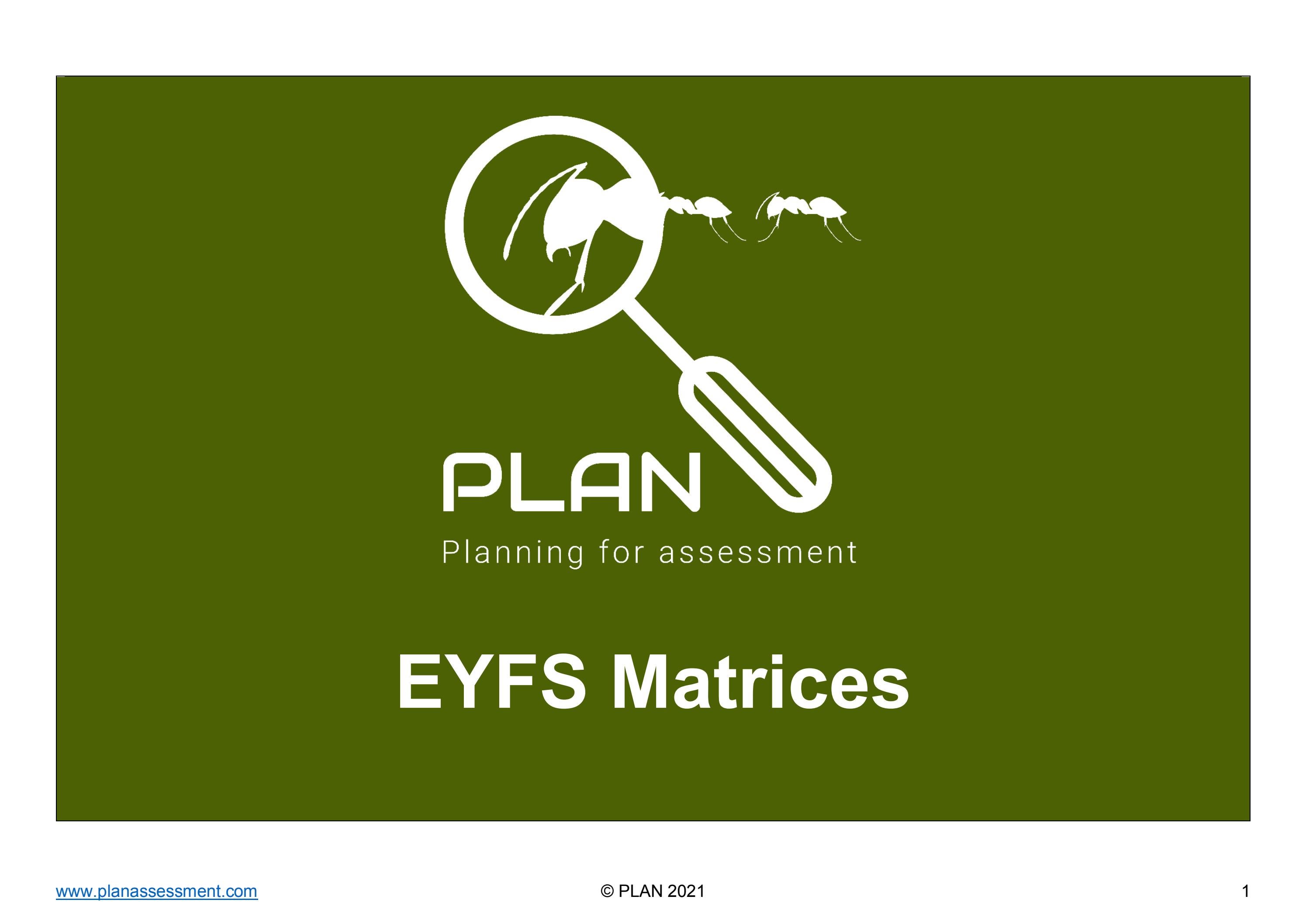 Science Knowledge Matrices EYFS by Schudio Issuu