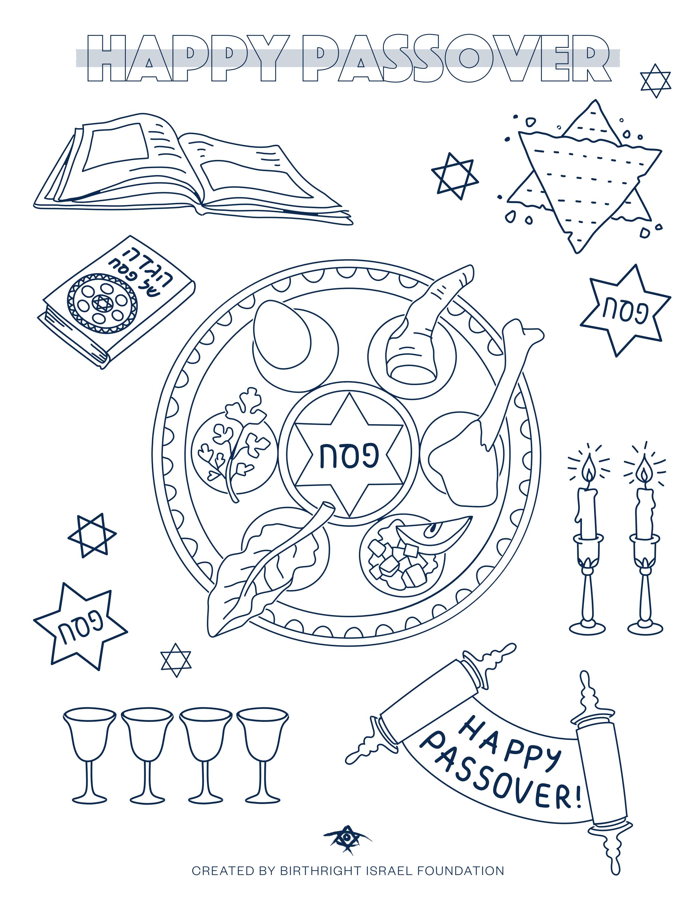 Pesach Coloring Pages Pesach Coloring Pages