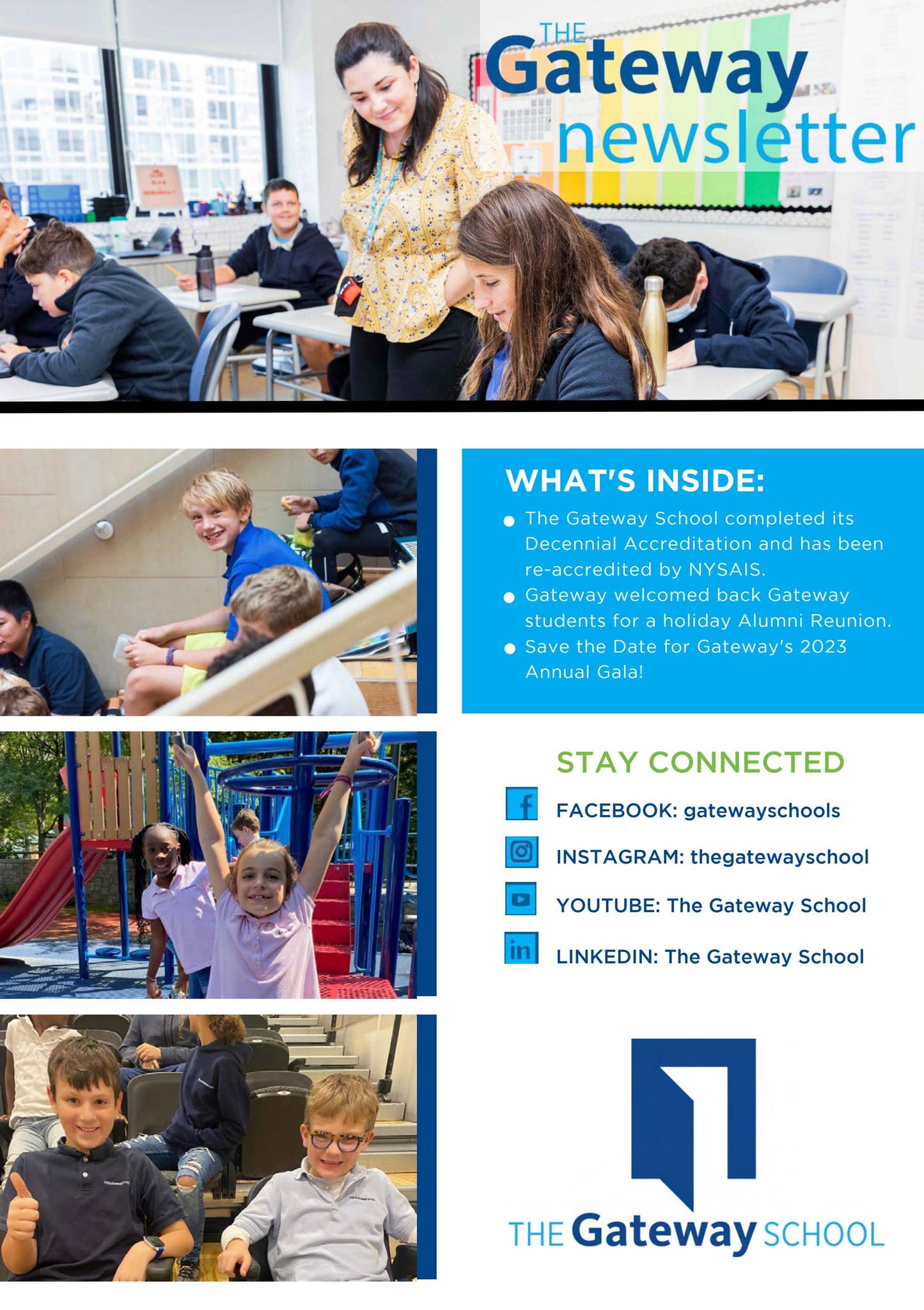 The Gateway School Newsletter: Winter 2023 by The Gateway School - Issuu