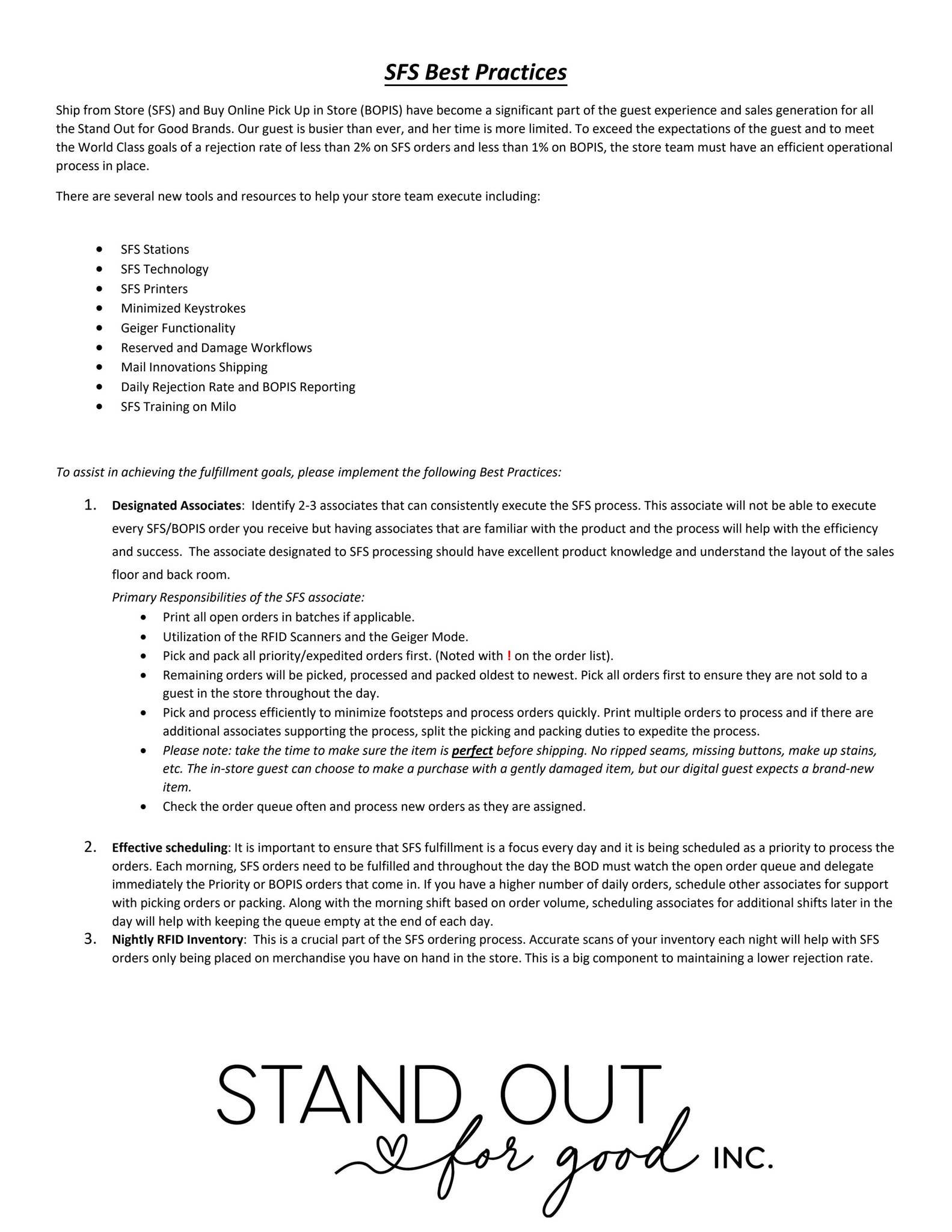 Sfs Systems First SFS Best Practices by standoutforgoodinc - Issuu