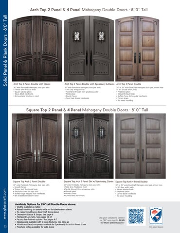 Mahogany × Alder Entry Doors 第 22 页