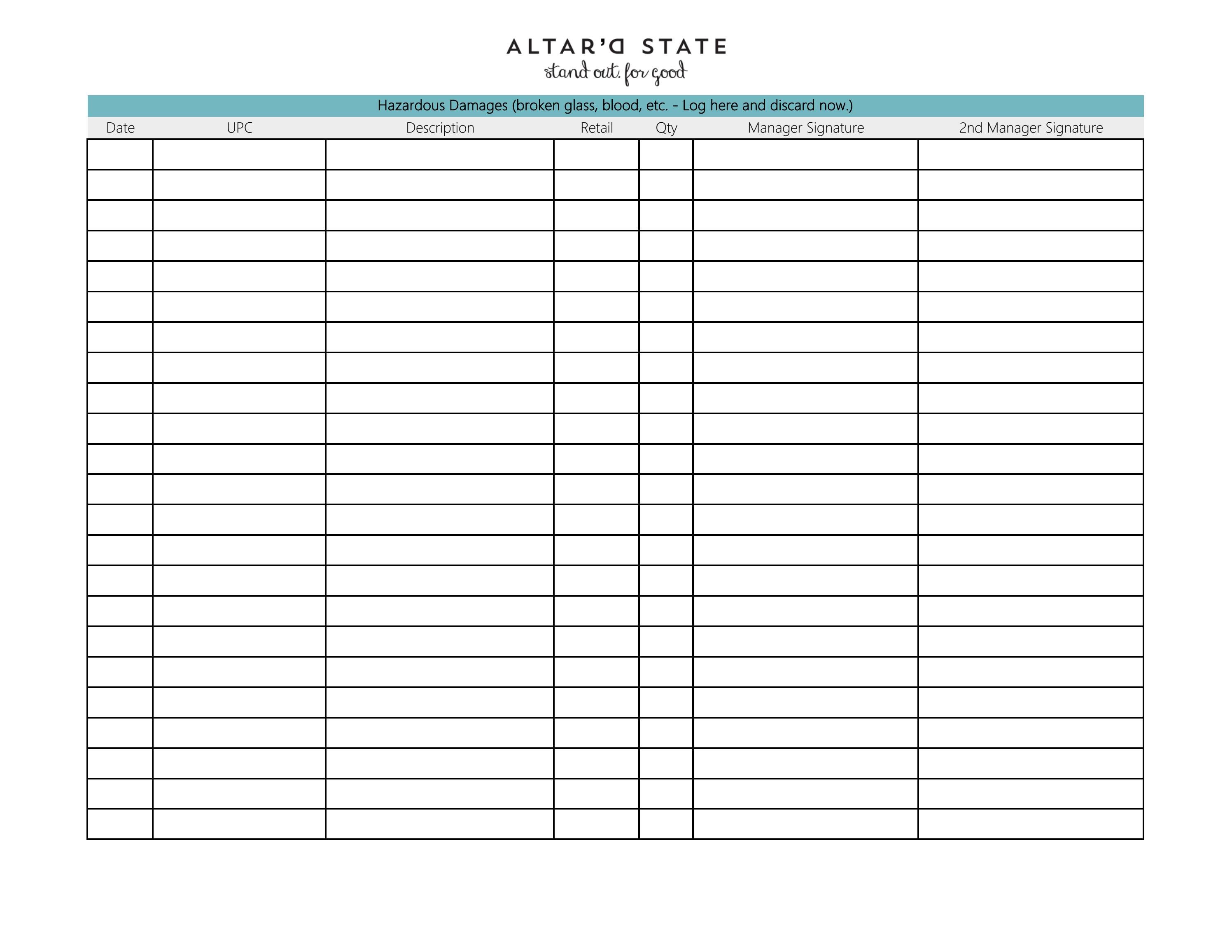 Hazardous Damages - Log by standoutforgoodinc - Issuu