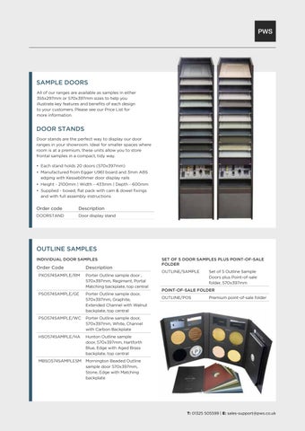 PWS Distributors Ltd 家具目录 · PWS Directory 2023 第 11 页