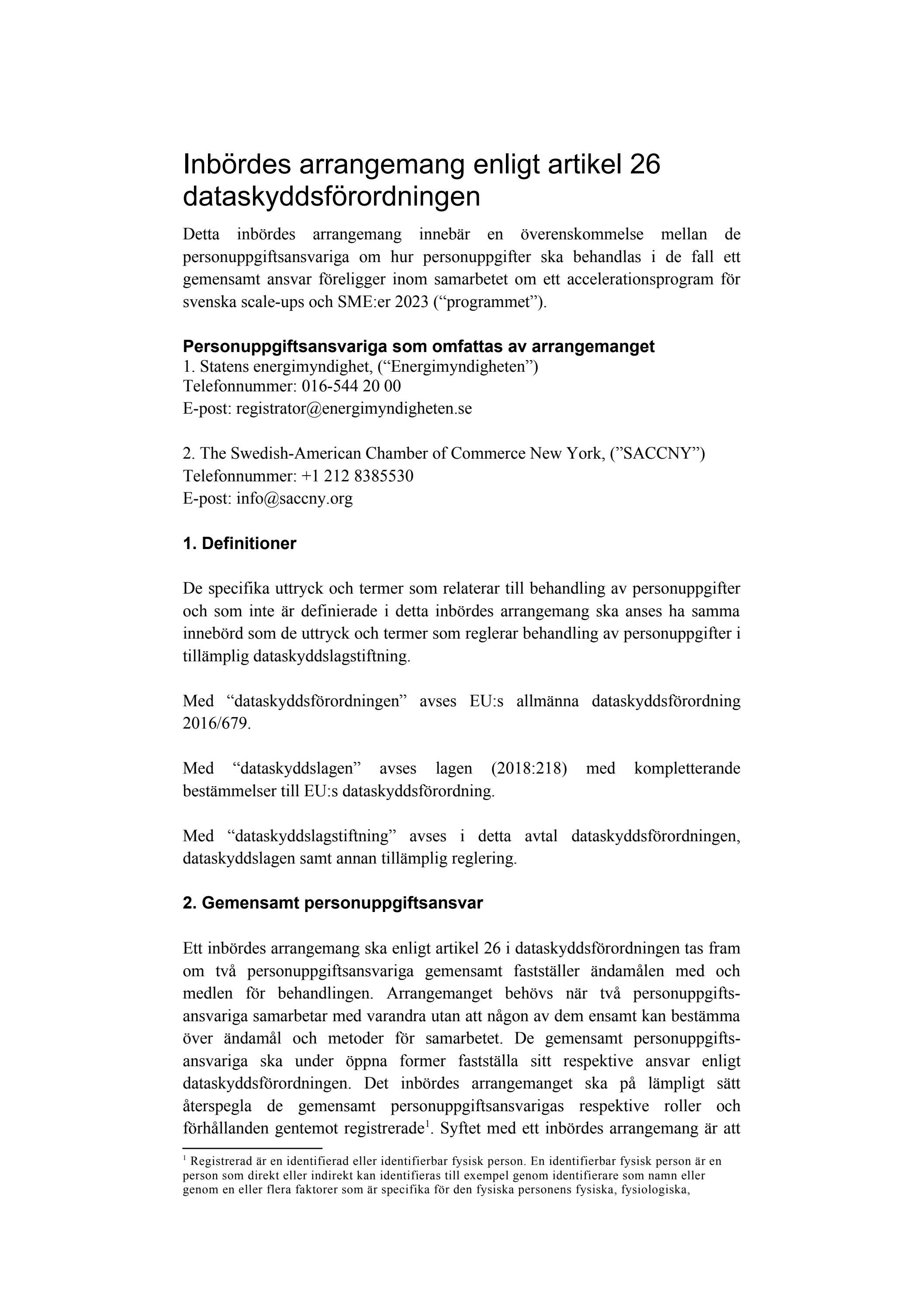 Datahantering Inkopies Personuppgiftshantering by SACCNY - Issuu