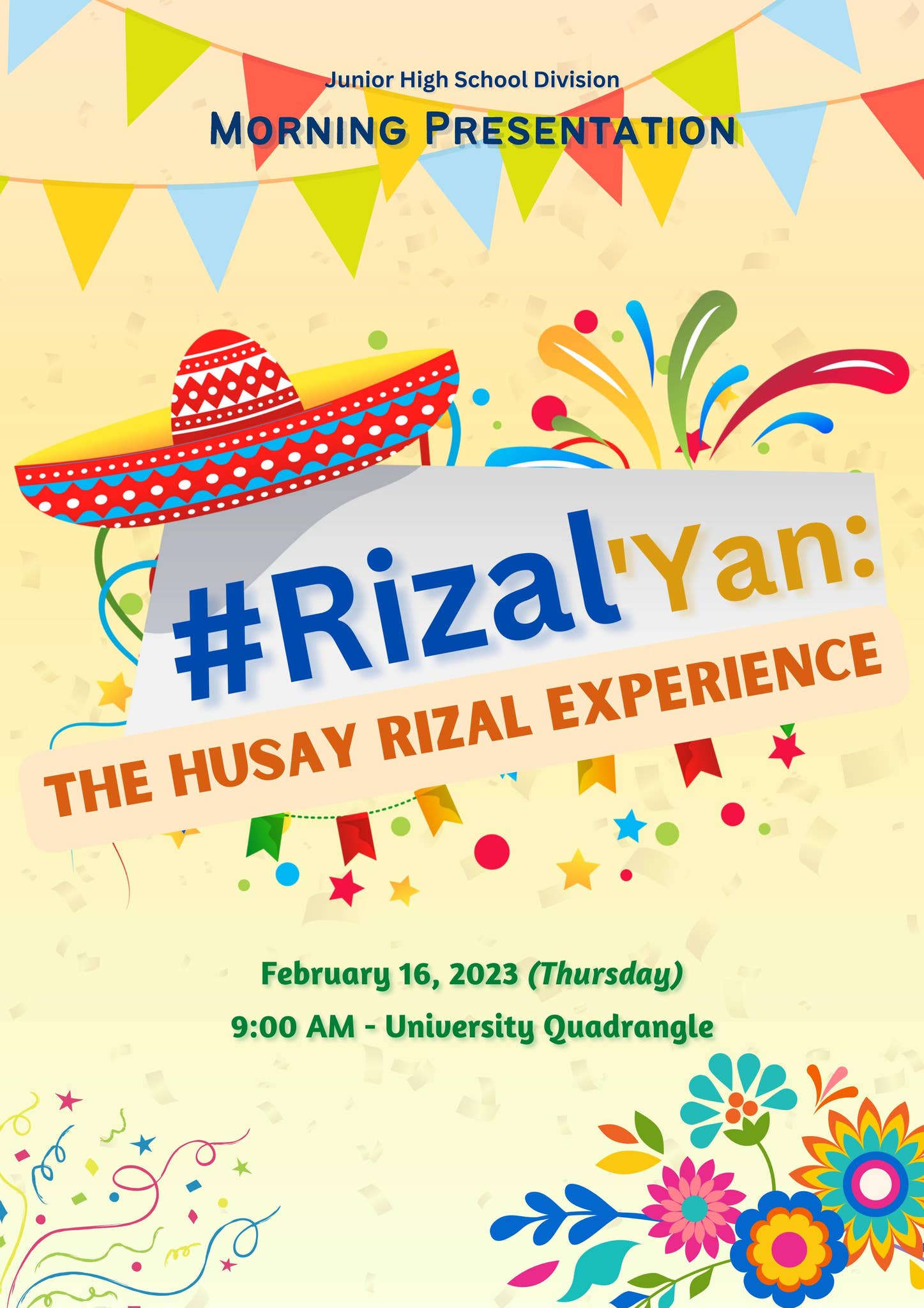 JRU-JHS UWEEK 2023 PROGRAM by JRU SHS The Scribe - Issuu