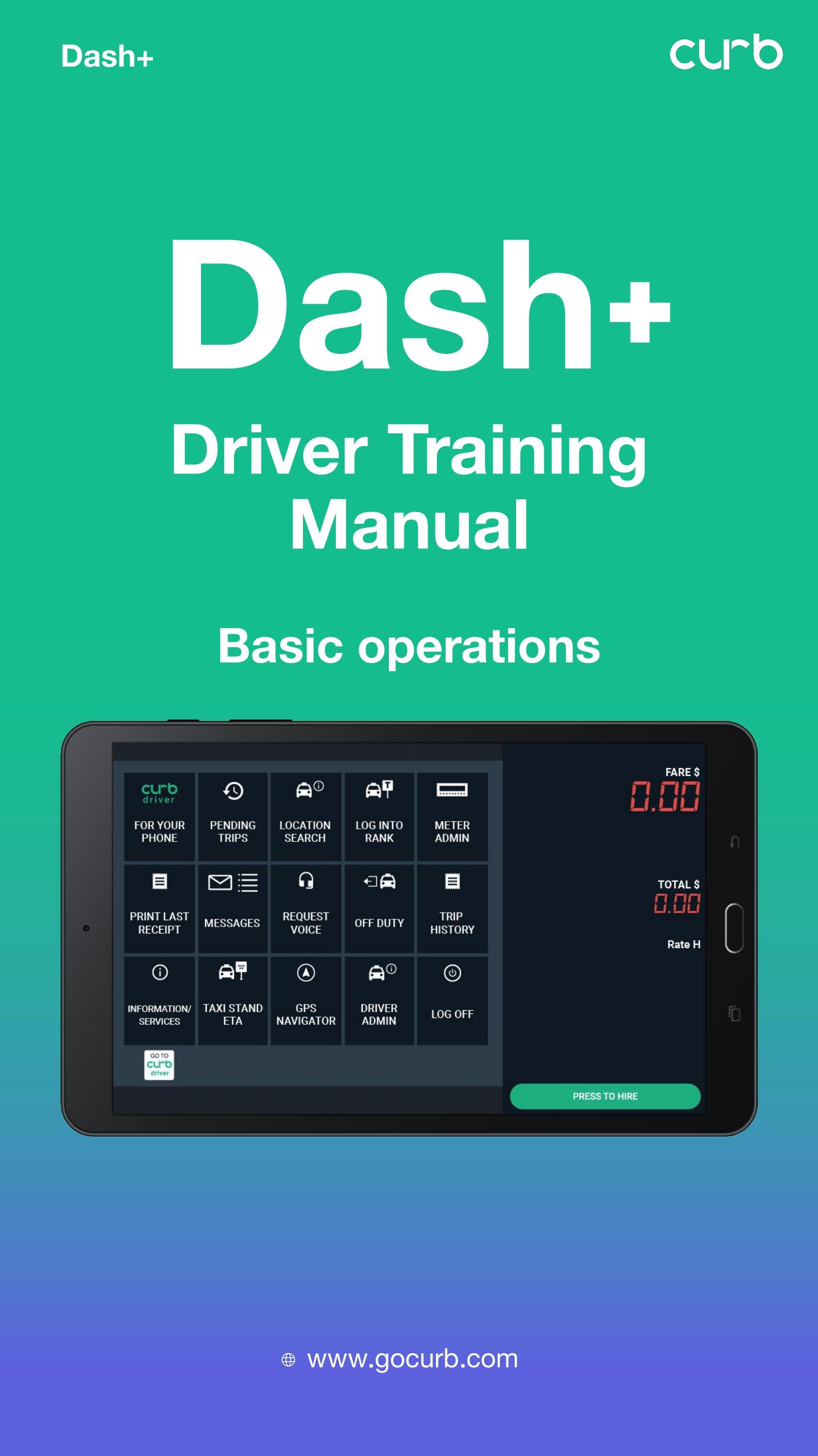 DASH Driver Training FULL Portrait by curbmobility Issuu