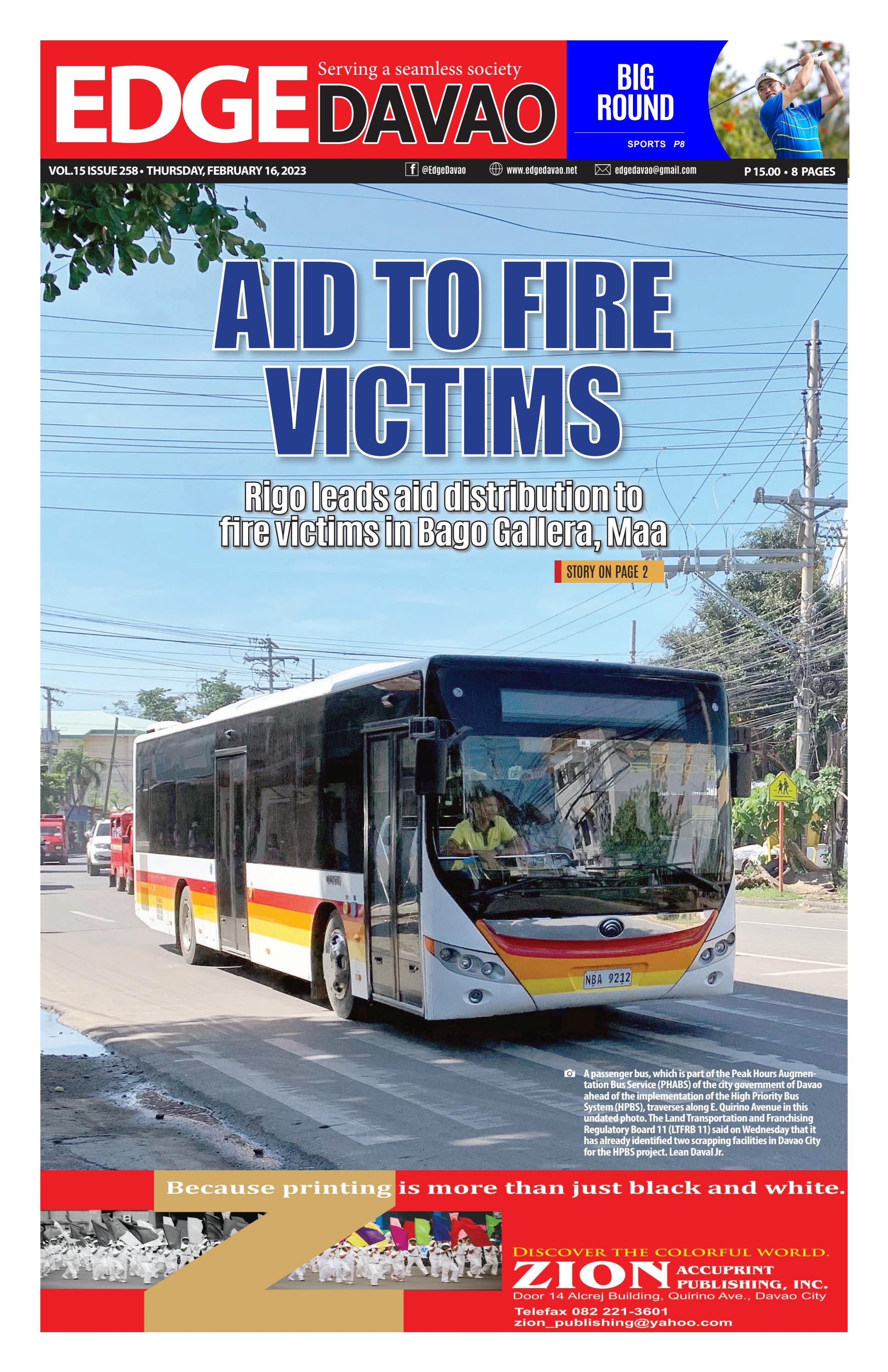 Edge Davao Vol 15 Issue 258 Thursday Feb 16 2023 By Edge Davao edge-davao-vol-15-issue-258-thursday-feb-16-2023-by-edge-davao