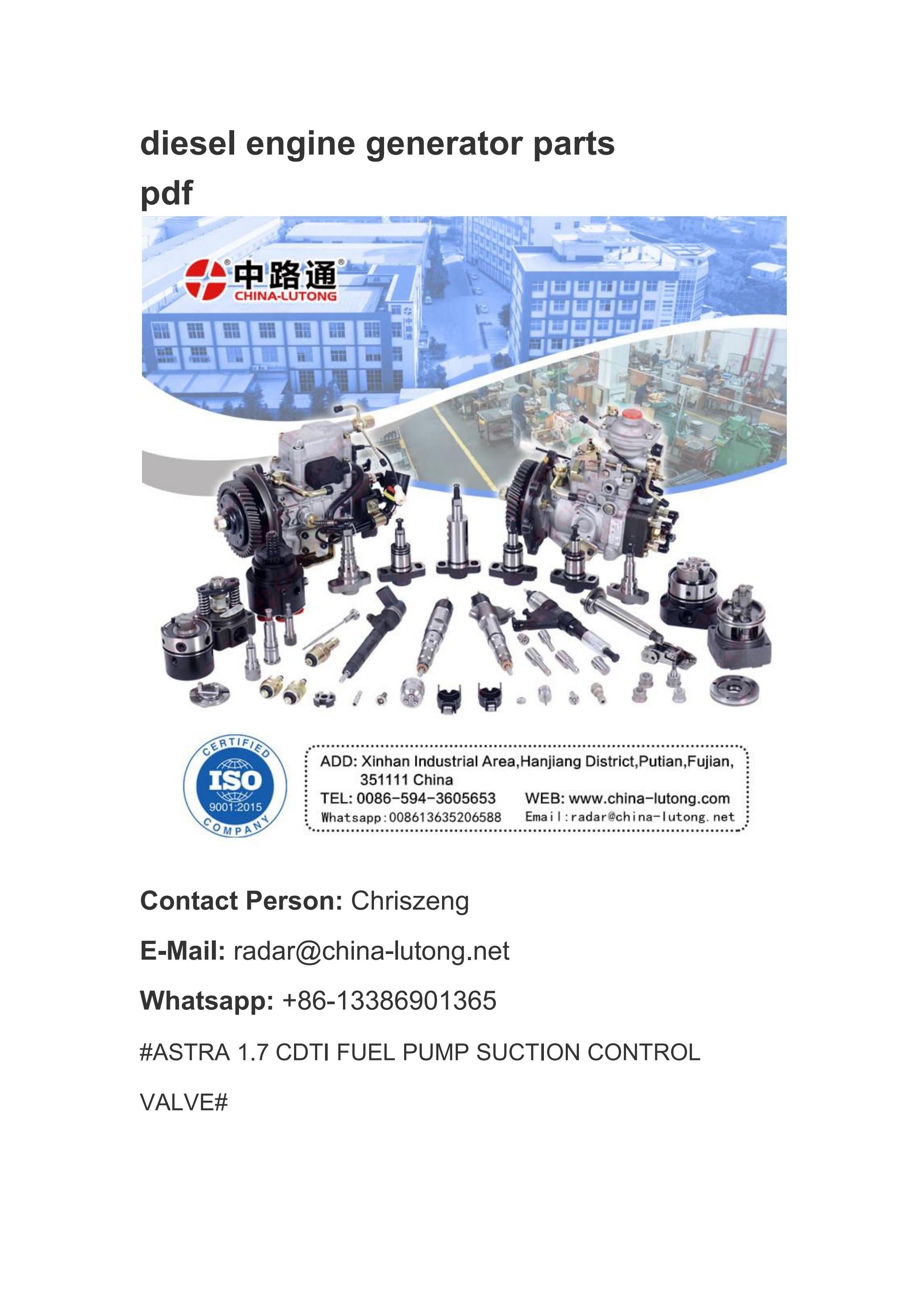 Control Valve Parts Pdf