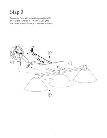 nathanjameshome 家具目录 · Ronnie 镜前灯 Instruction Sheet 第 11 页