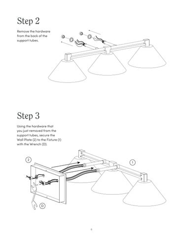 nathanjameshome 家具目录 · Ronnie 镜前灯 Instruction Sheet 第 6 页
