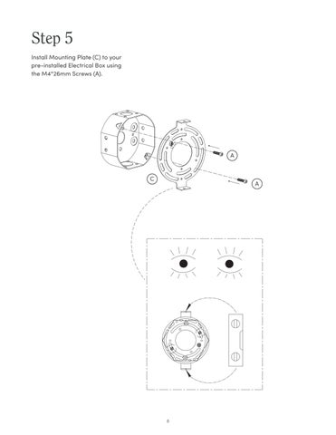 nathanjameshome 家具目录 · Ronnie 镜前灯 Instruction Sheet 第 8 页