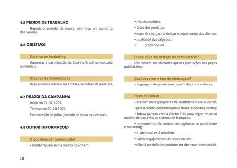 AGÊNCIA DESCUBRA - COXINHA BRASIL 第 18 页